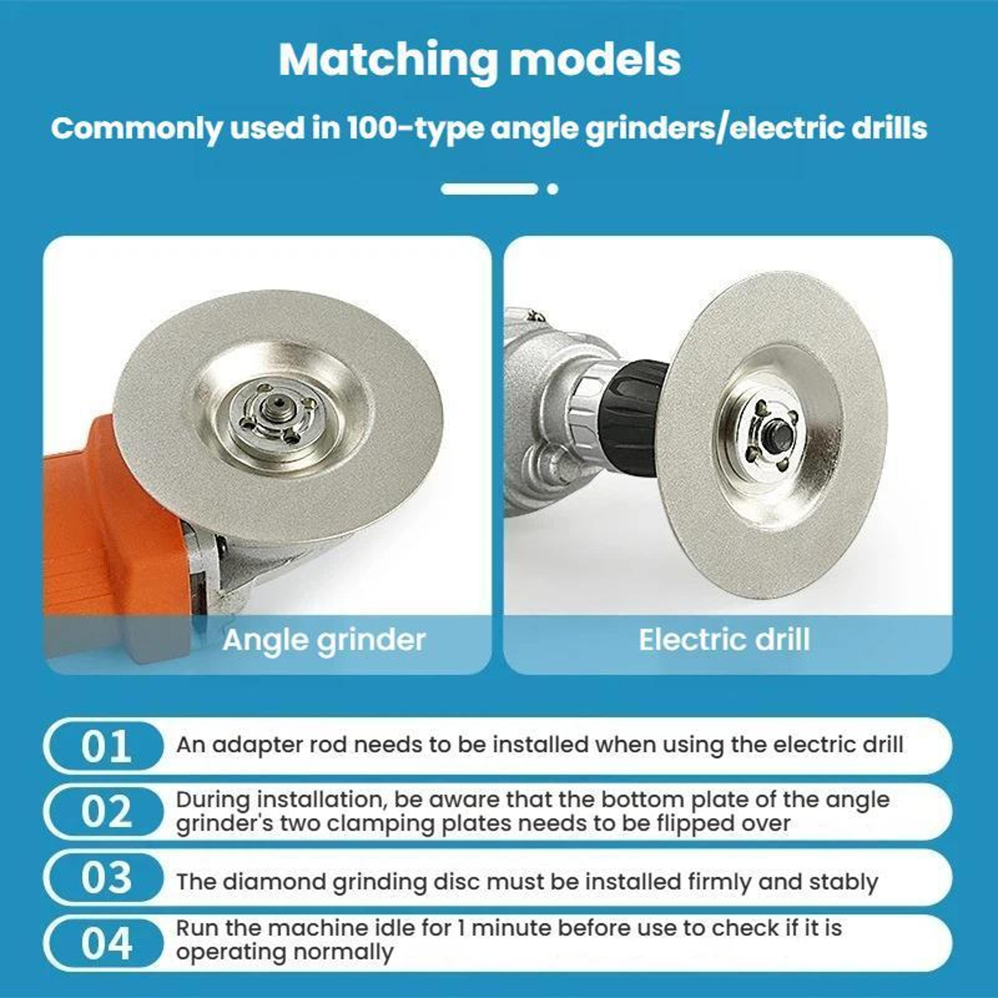 Electroplated Emery Grinding Disc Fine Angle Grinder Wheel For Precision Surface Grinding 6