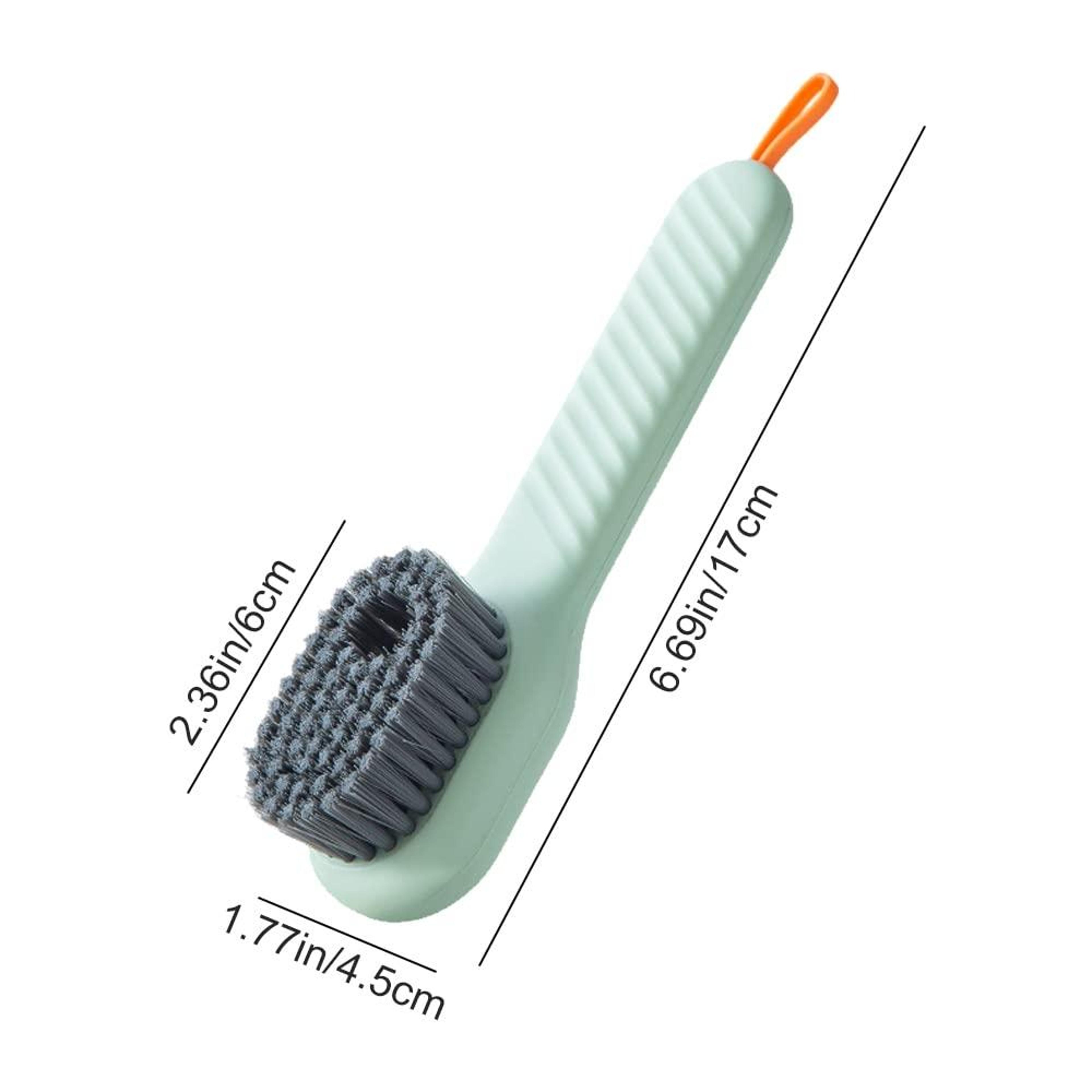 Liquid Shoe Cleaning Brush Set With Soft Bristle Shoe Brush And Built In Soap Dispenser 7