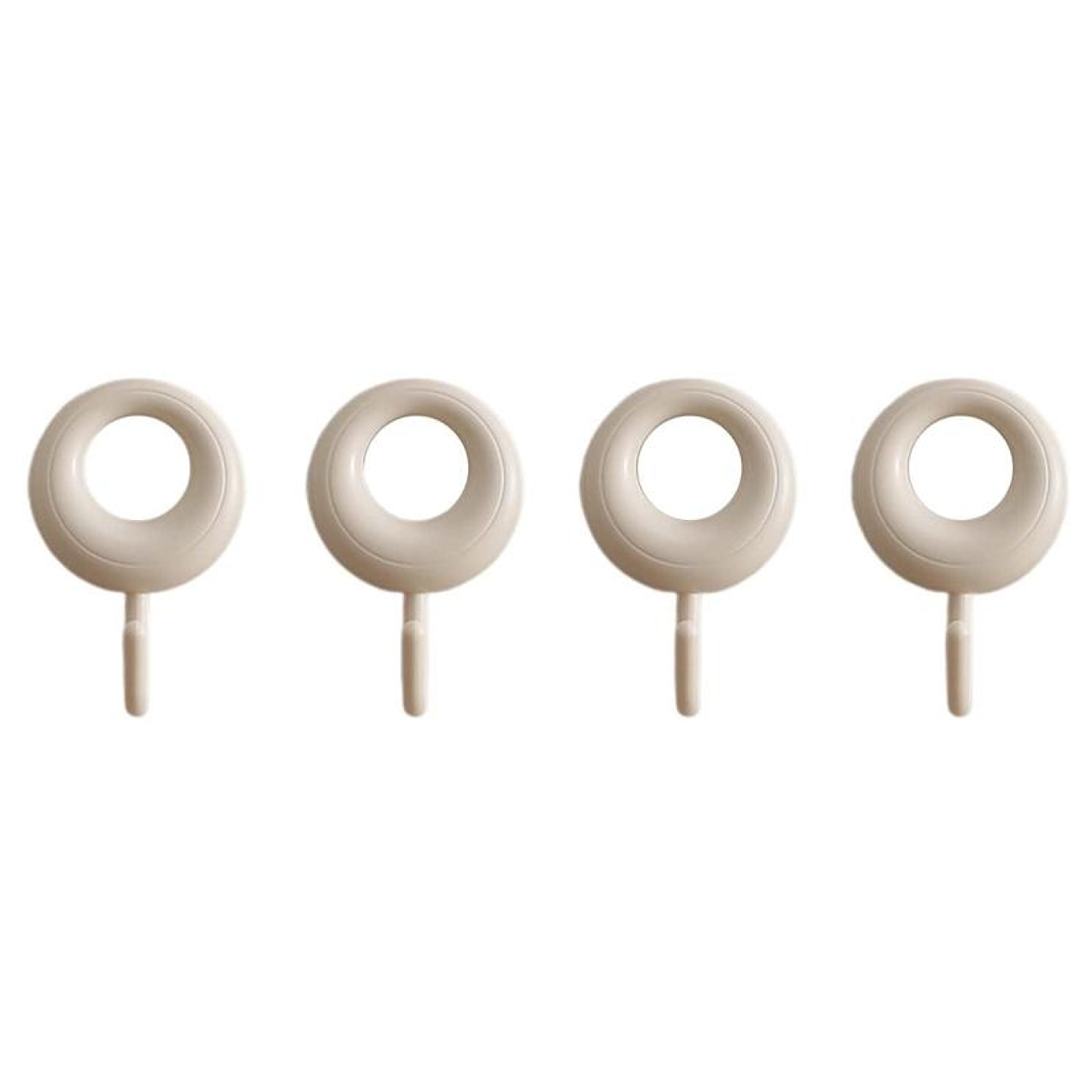 Adhesive Wall Hooks Punch Free Heavy Duty No Drill Hanging Hooks For Kitchen Bathroom Dorm Room 12