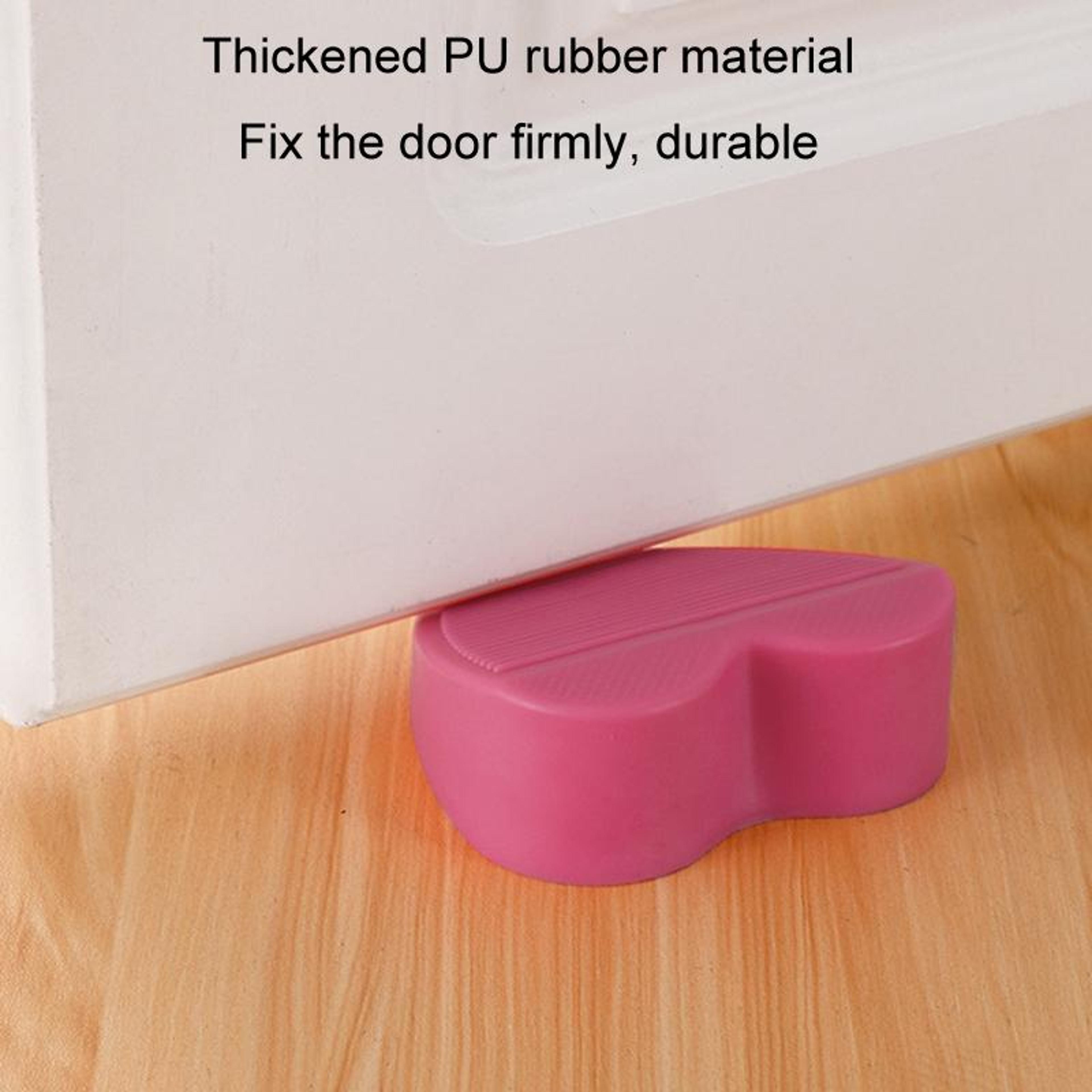 Windproof Door Stopper With Storage Holder Non Slip Silent Door Wedge For Home And Office 5