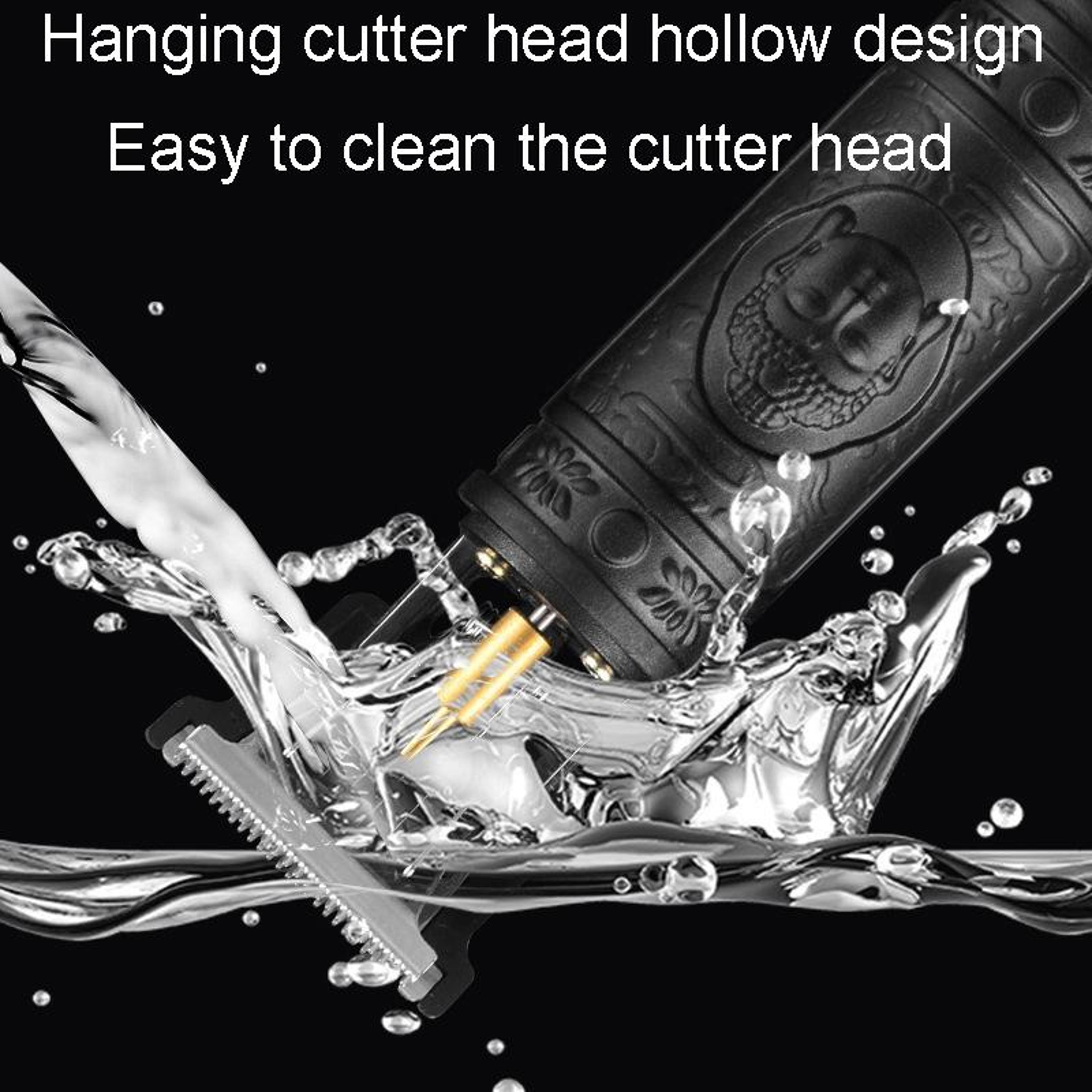 Professional Hair Clipper Cordless Hair Trimmer USB Rechargeable T Blade Grooming Kit 3