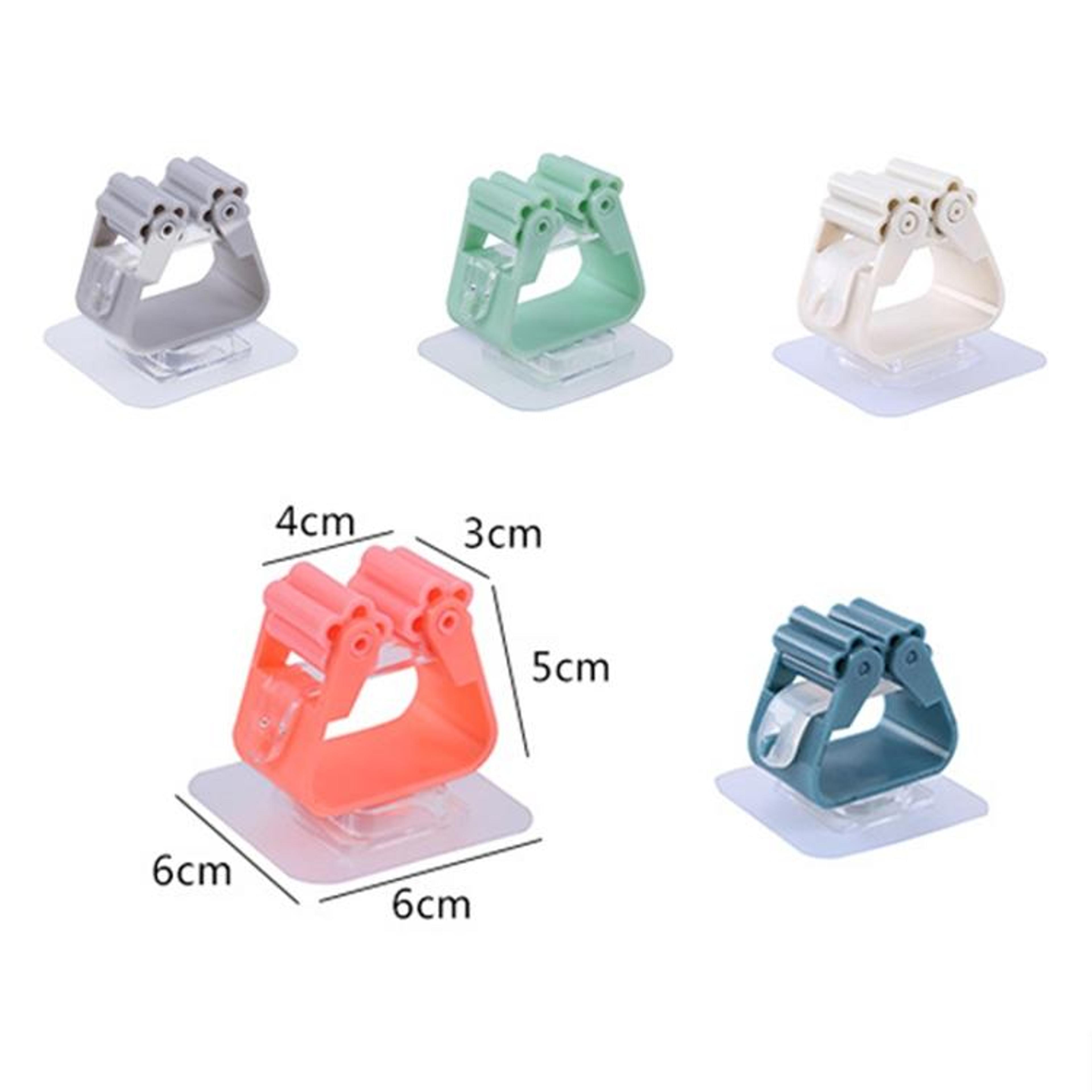 Self Adhesive Mop Holder Wall Hooks For Broom And Brush Storage Organizer 3