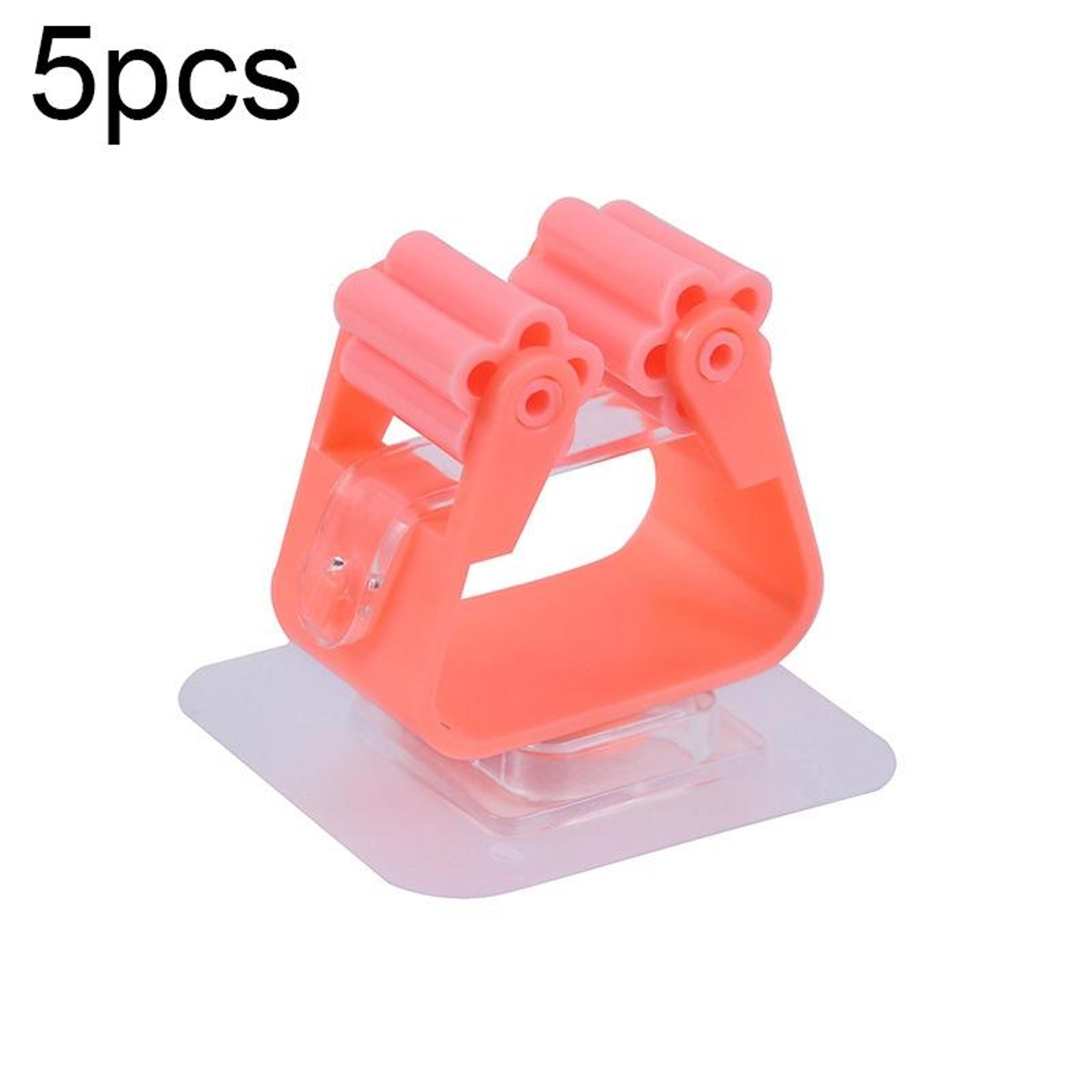 Self Adhesive Mop Holder Wall Hooks For Broom And Brush Storage Organizer 2