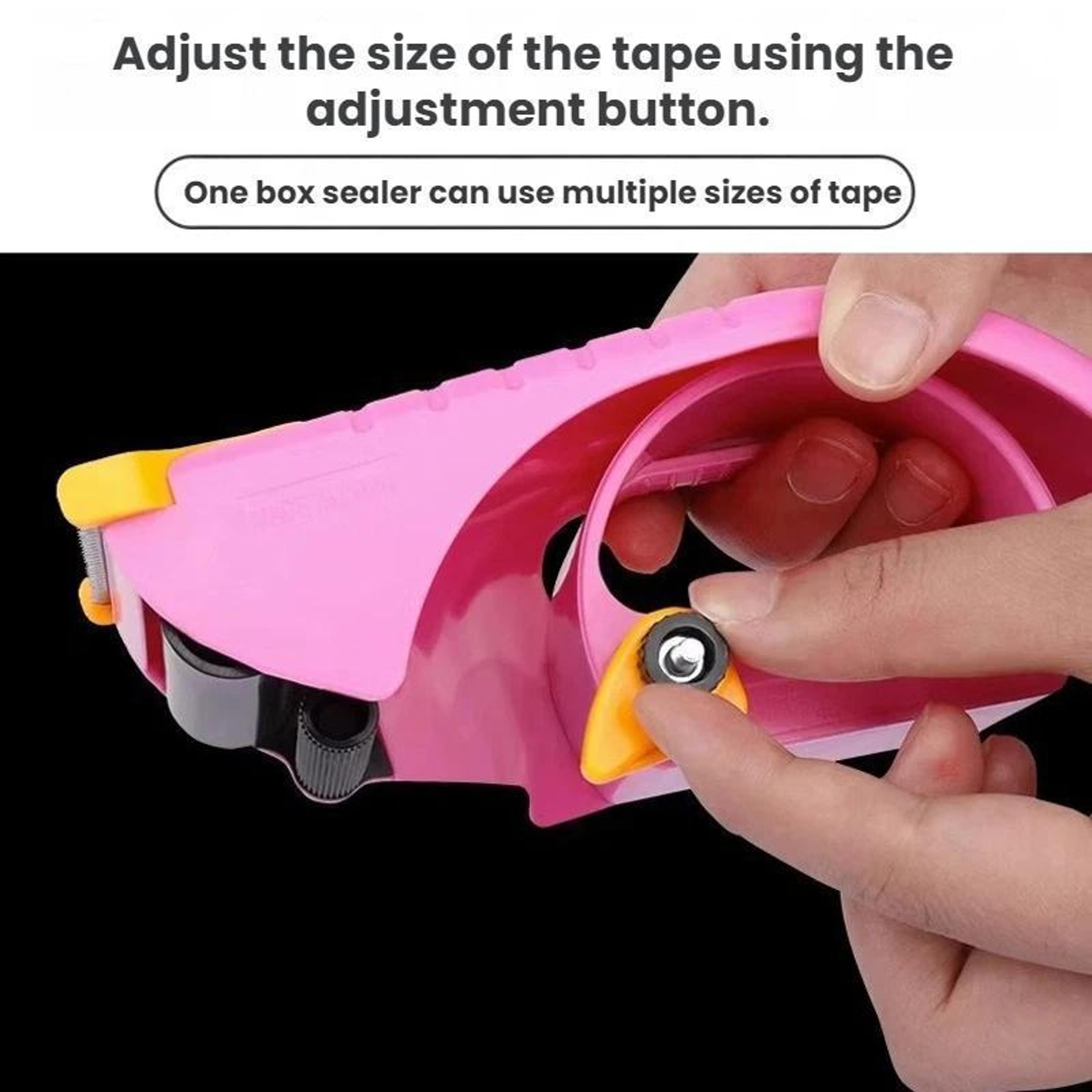 Adjustable Tape Dispenser Ergonomic Carton Sealing Tool  Heavy Duty Tape Cutter 3