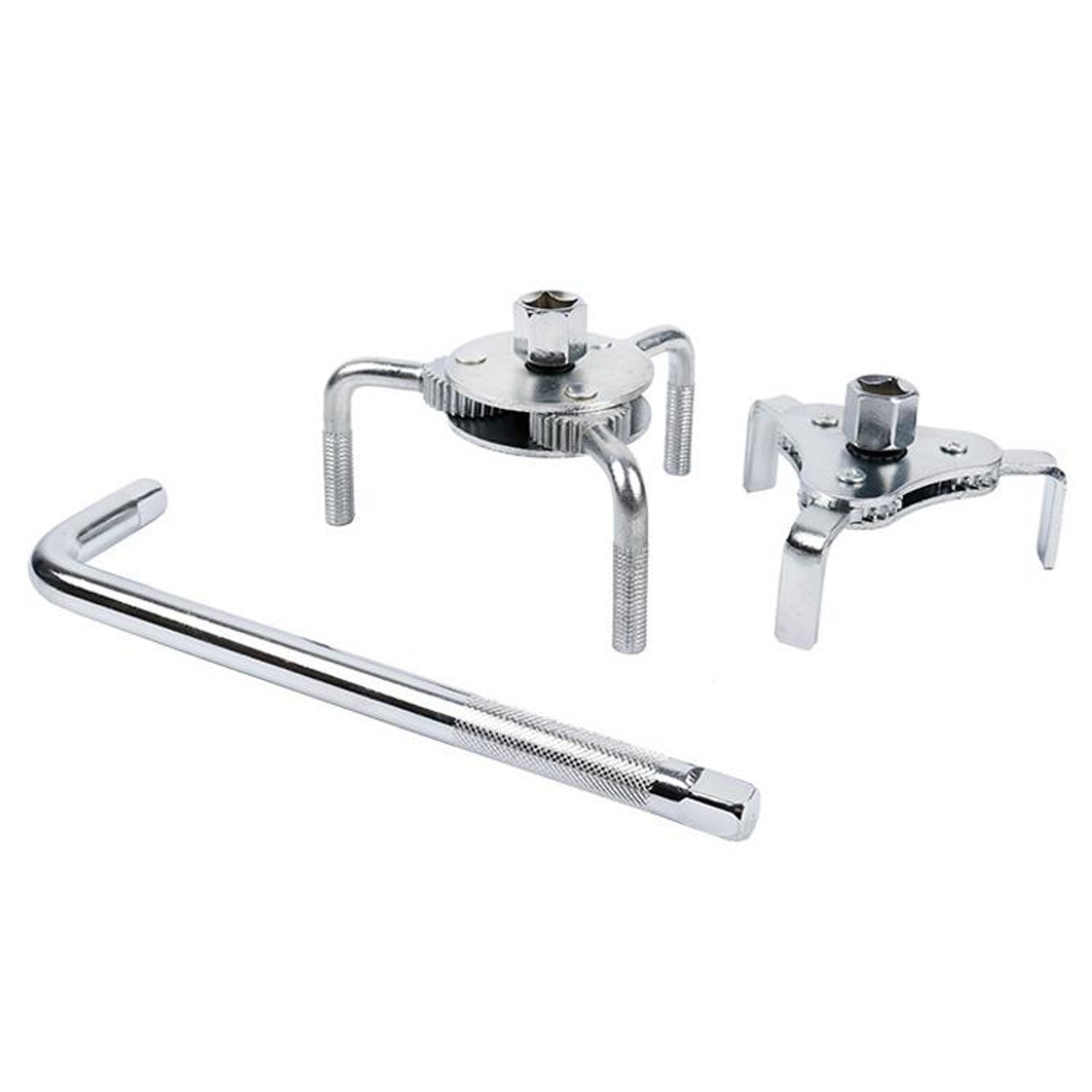 Jaw Oil Filter Wrench Heavy Duty Adjustable Oil Filter Removal Tool 2