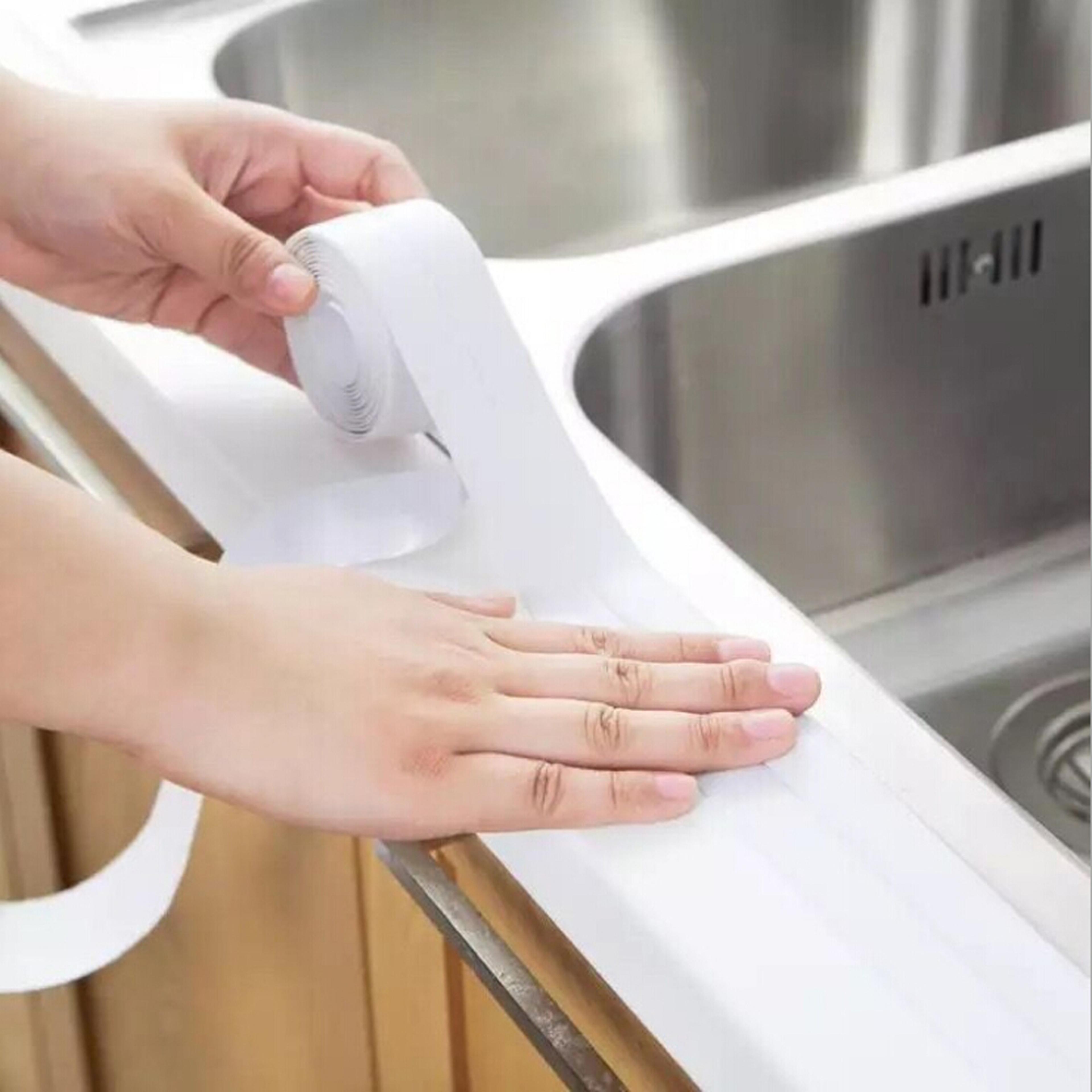 Waterproof Shower Bath Sealing Tape PVC SelfAdhesive Strip for Bathroom  Kitchen Sink Mold Proof