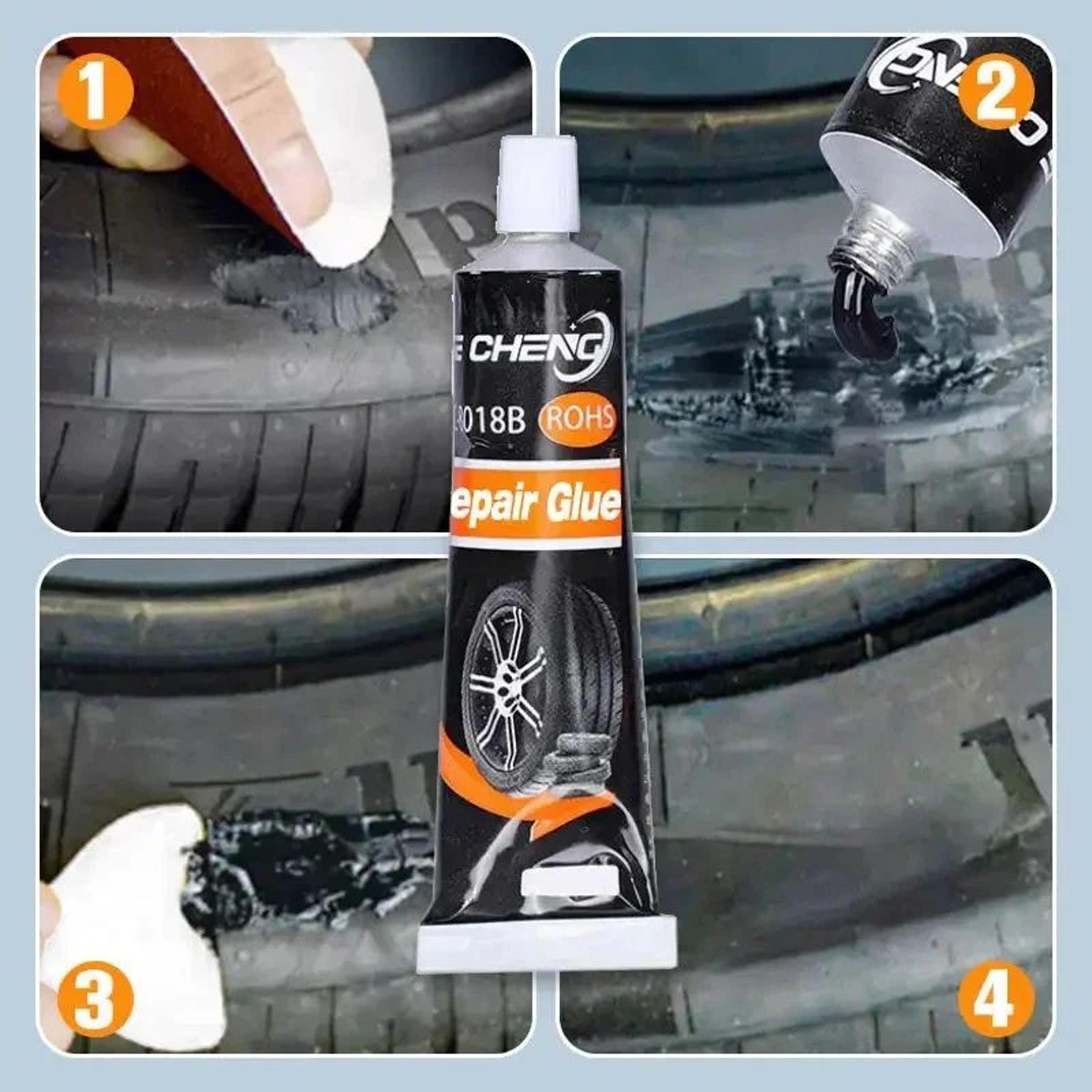 HighTemperature Resistant Tire Repair Glue Waterproof Black Sealing Adhesive For Car And Motorcycle
