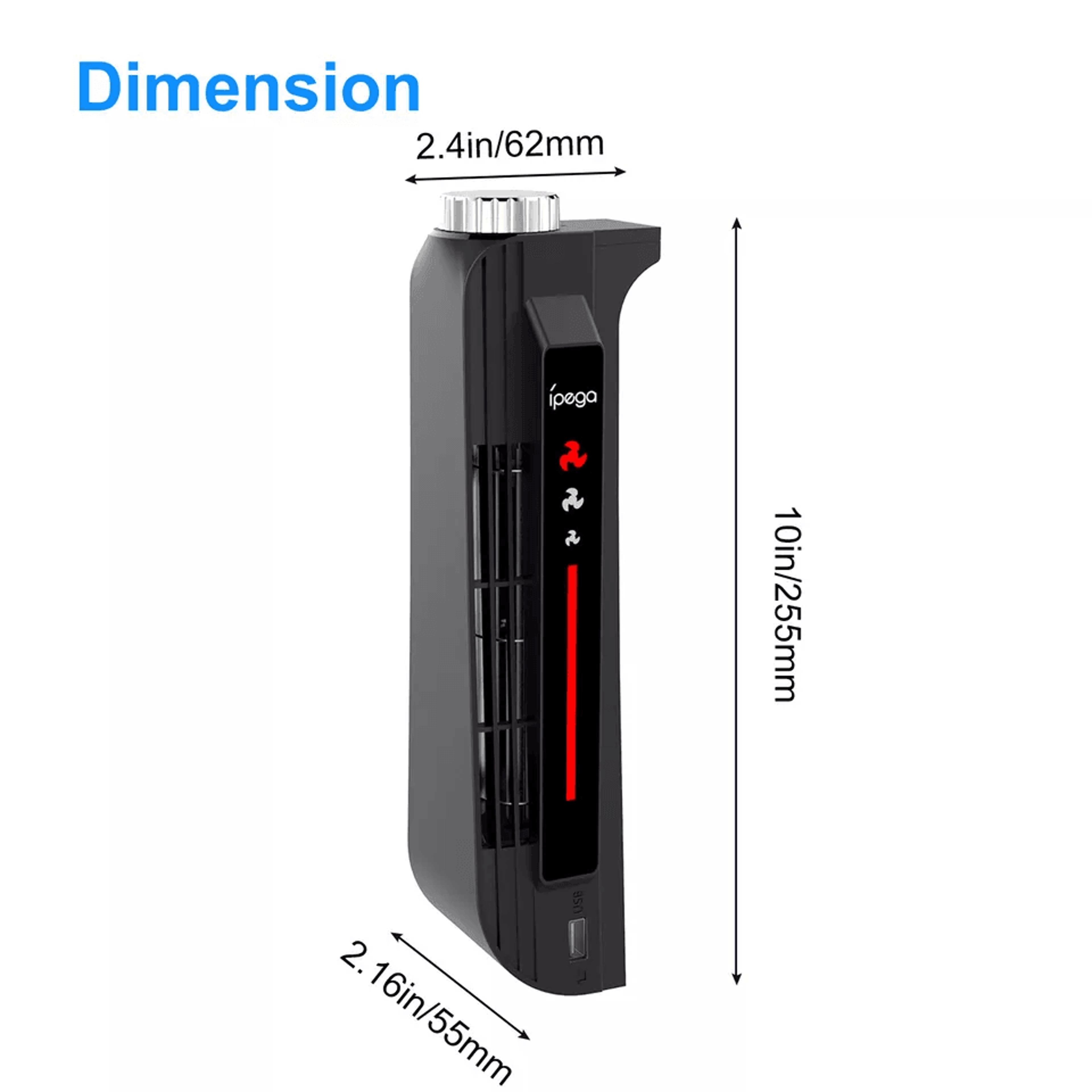 Adjustable Cooling Fan With USB Port Powerful Accessories For PlayStation Console Cooler System Wit 7