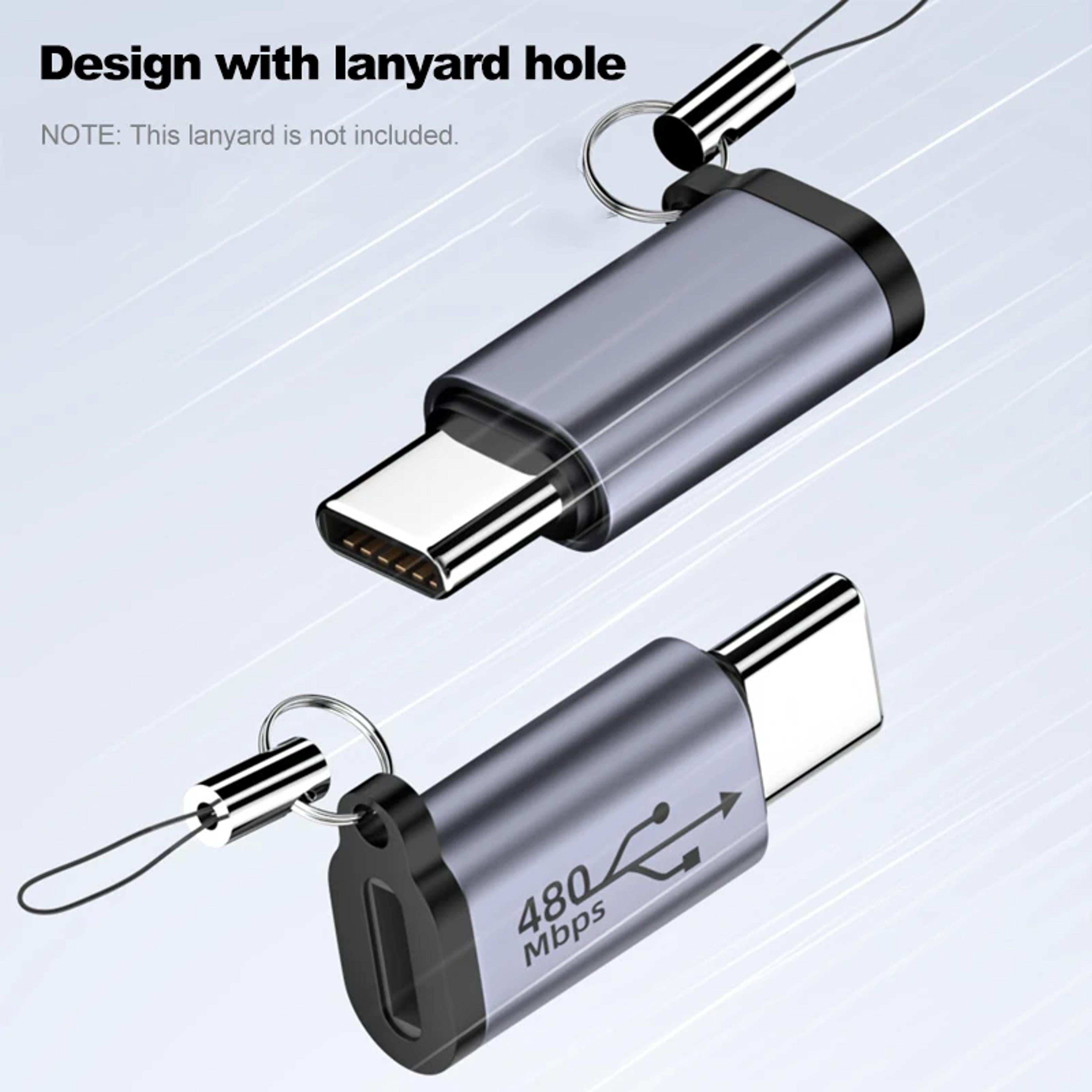 Micro To Mini USB Female Converters USB C Adapter For IPhone 1413 Xiaomi Samsung  Lightning Male Ch 2