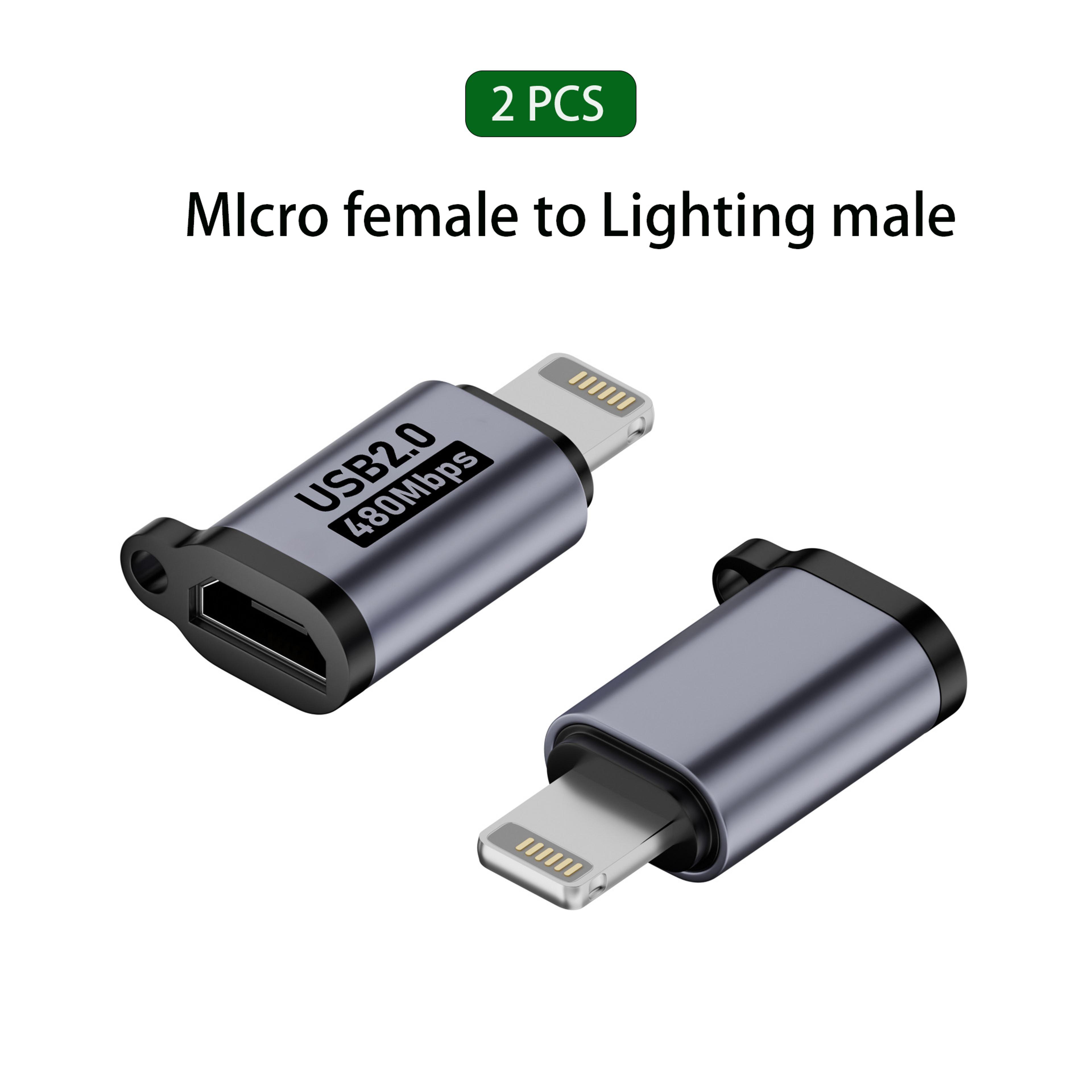 Micro To Mini USB Female Converters USB C Adapter For IPhone 1413 Xiaomi Samsung  Lightning Male Ch 6