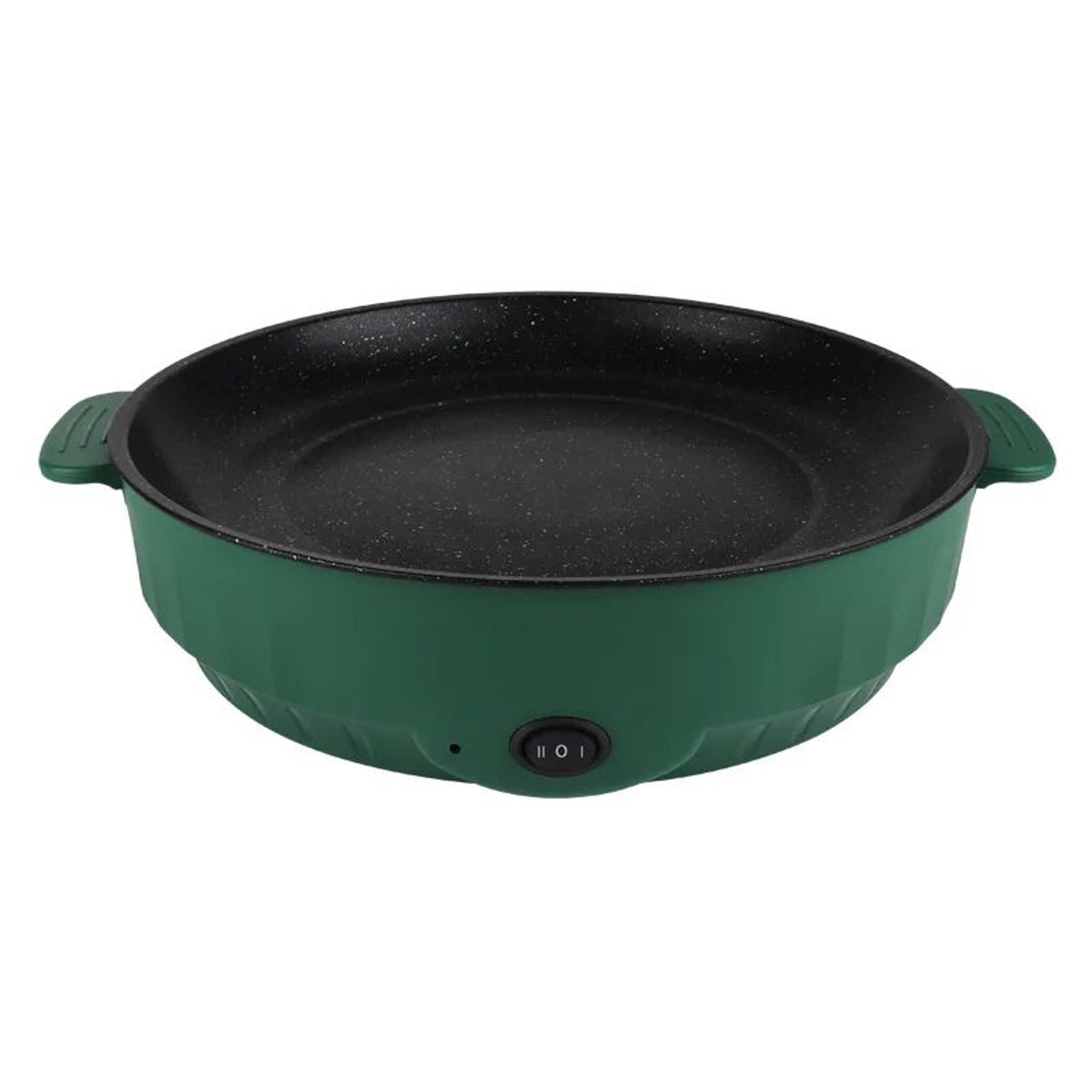 Electric MultiCooker Frying Pan NonStick Skillet Cooker For BBQ Steak Fish Household Electric Barbe 5