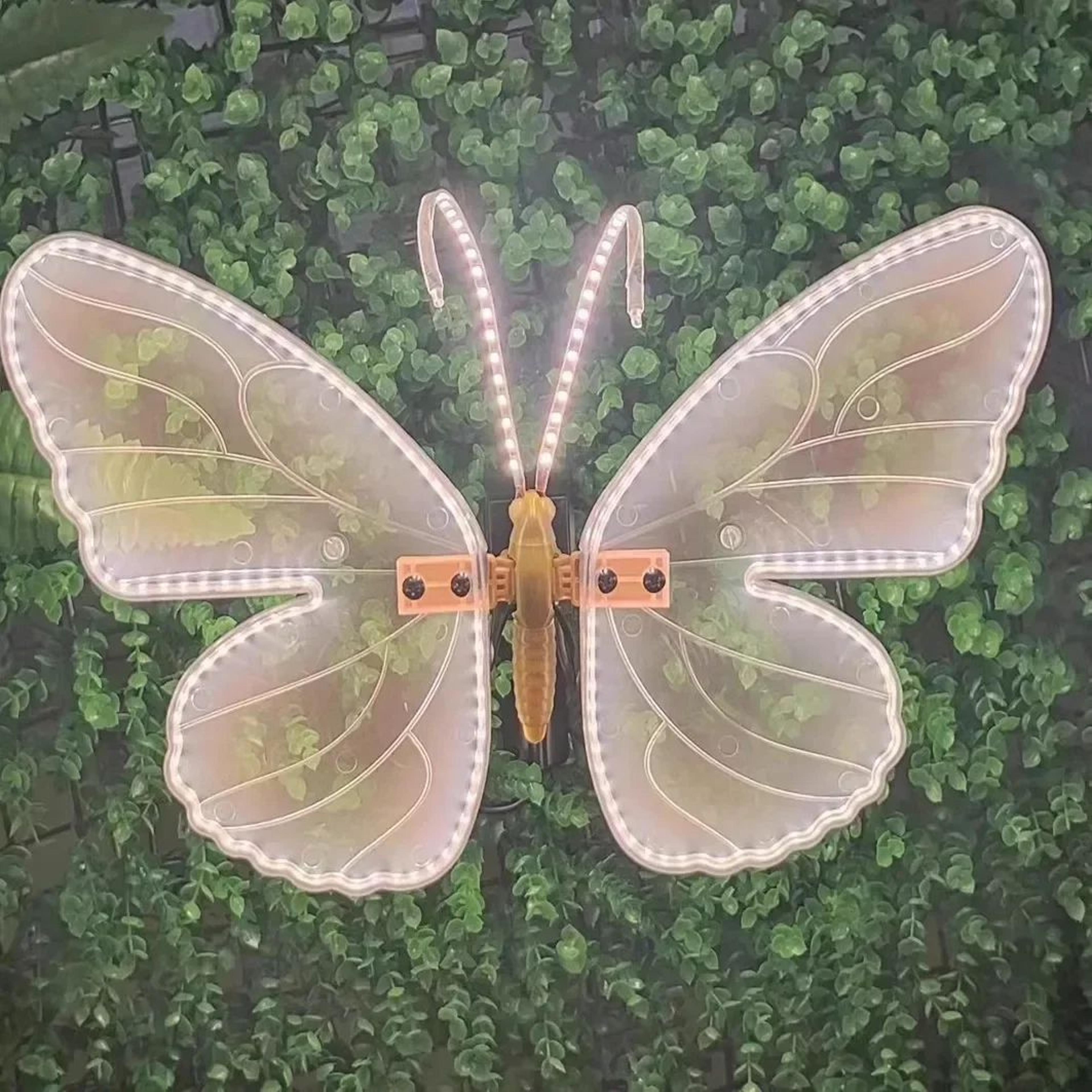 LED Outdoor Simulation Dynamic Static Butterfly Lights For Festival Home Decor  Holiday Party DIY D 4