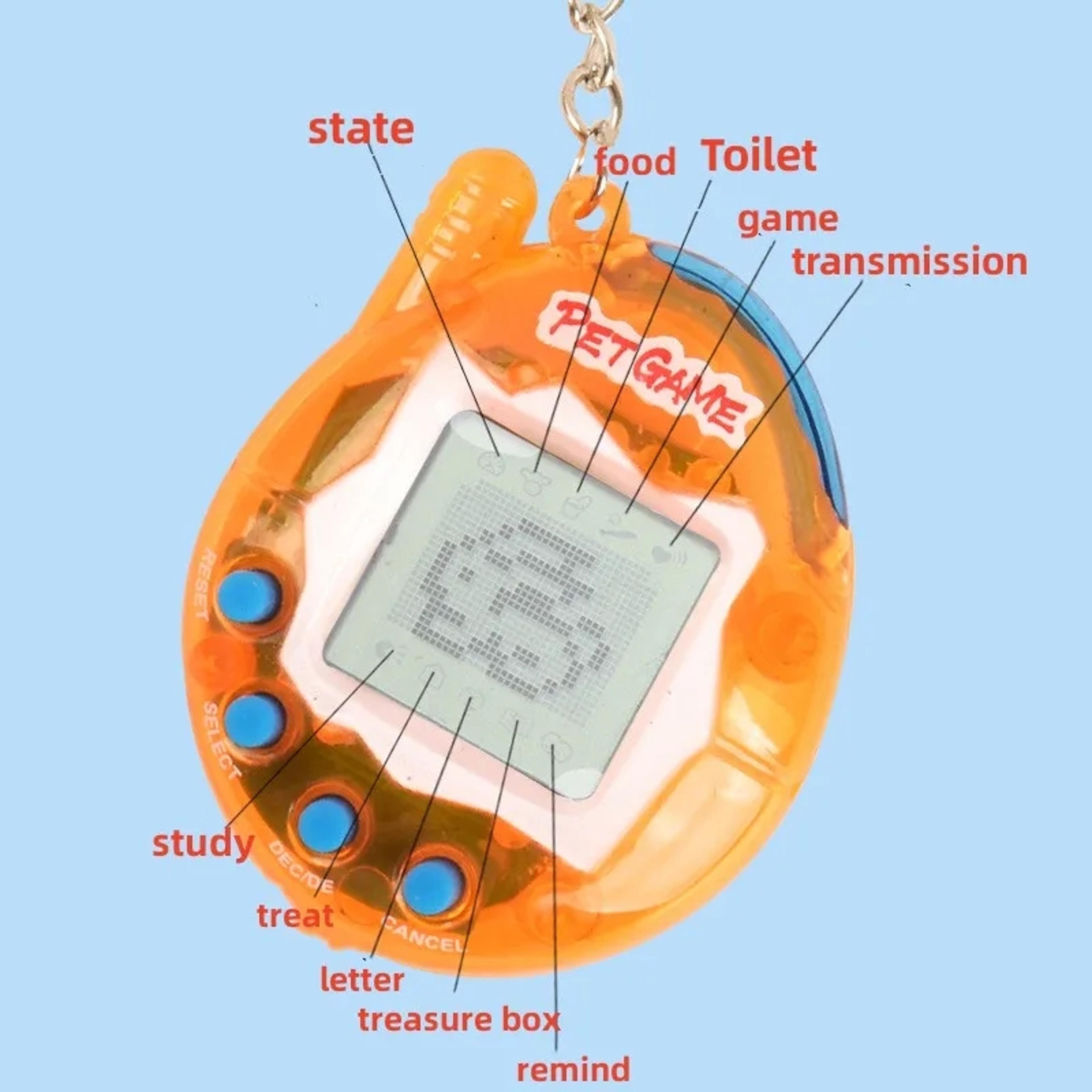 Transparent Electronic Pets Nostalgic 168 In 1 Virtual Cyber Pet Toy With Pixel Play Funny Retro Gi 4