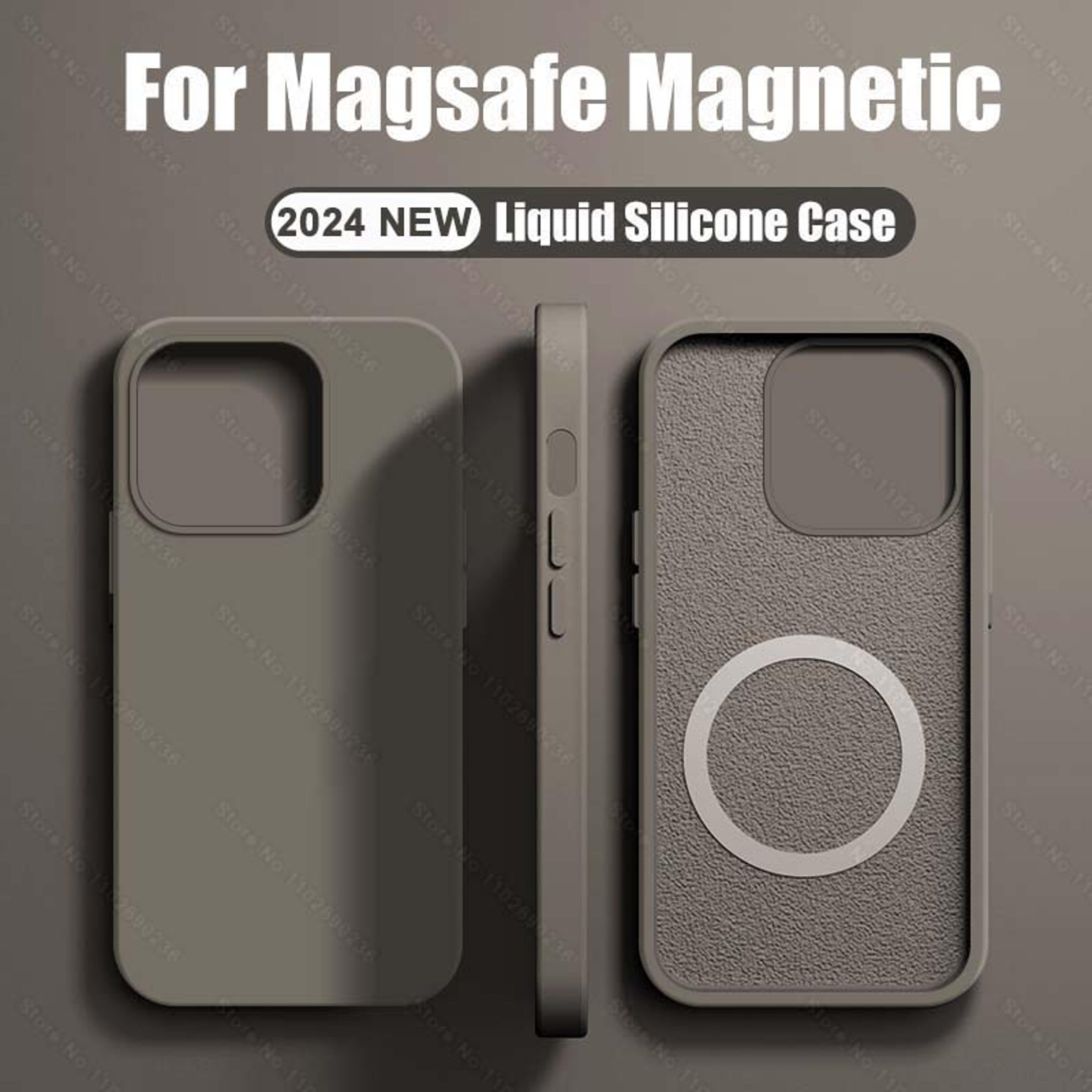 MagSafe Liquid Silicone Magnetic Case For IPhone 161514131211 Pro Max  Wireless Charging  Shockproo 1