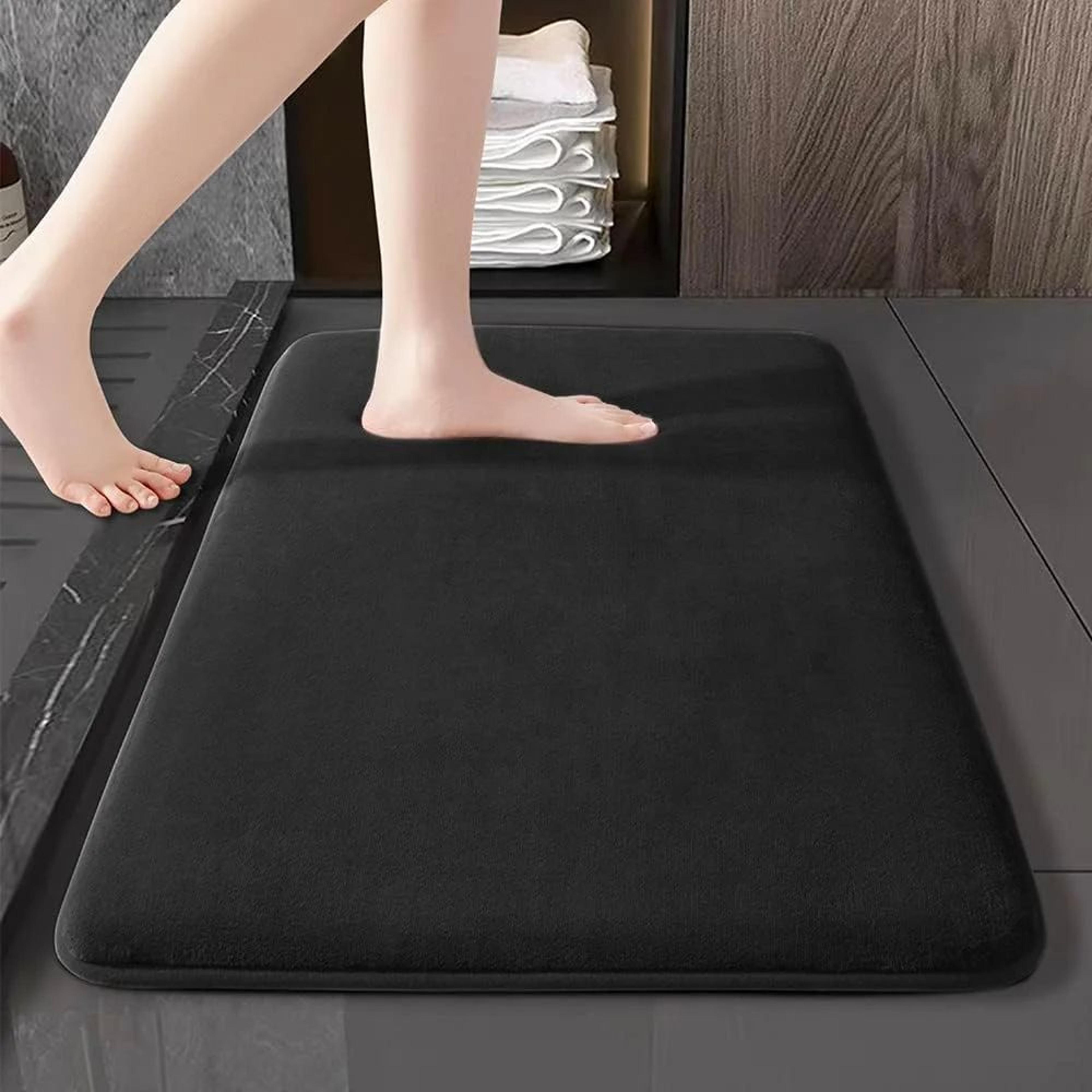 Super Absorbent Floor Mat  AntiSlip Coral Velvet Bathroom Rug QuickDry Bath Mat For Doorways  Showe 7