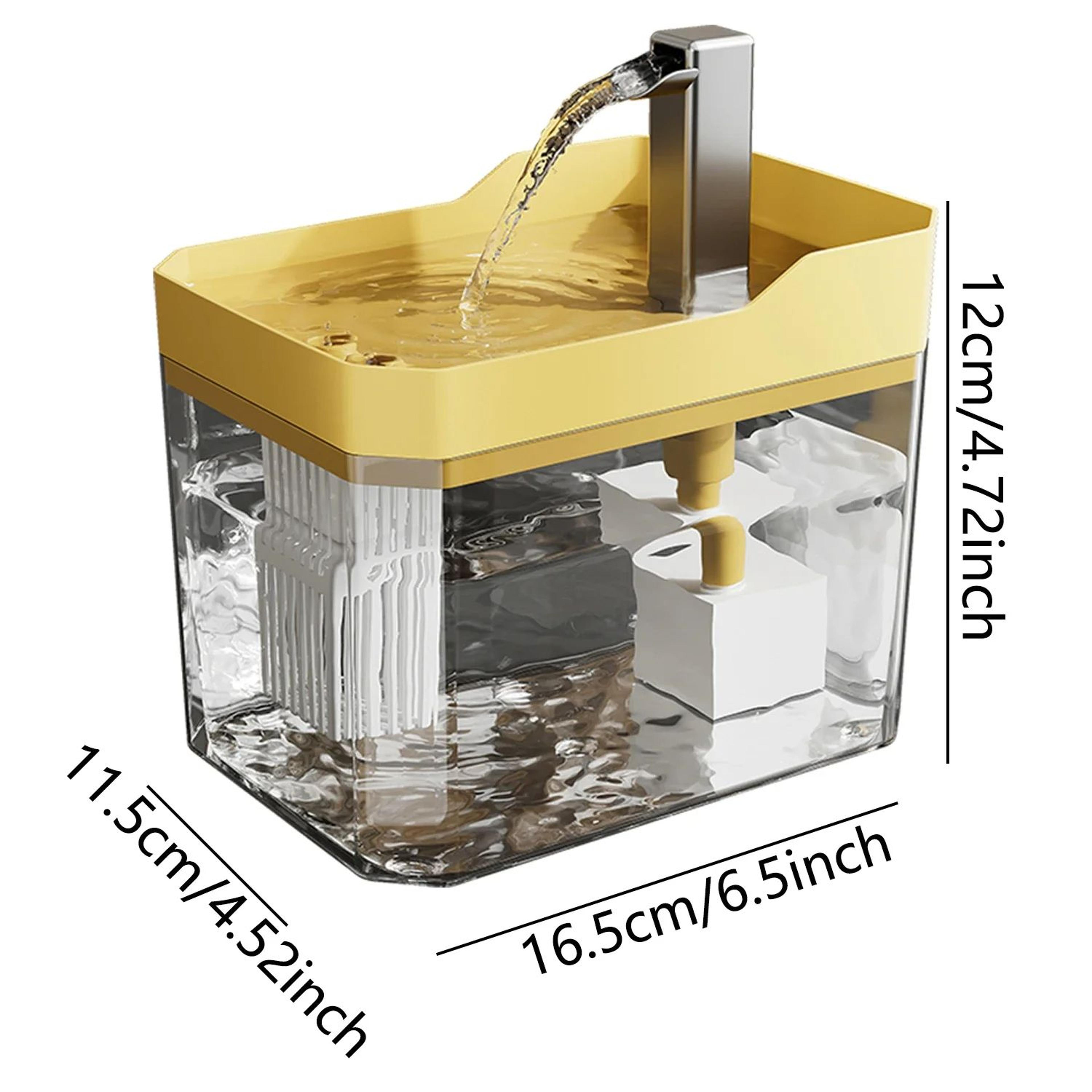 15L Transparent Cat Water Fountain Automatic Pet Water Dispenser With USB Pump AntiDry Burning Reci 4