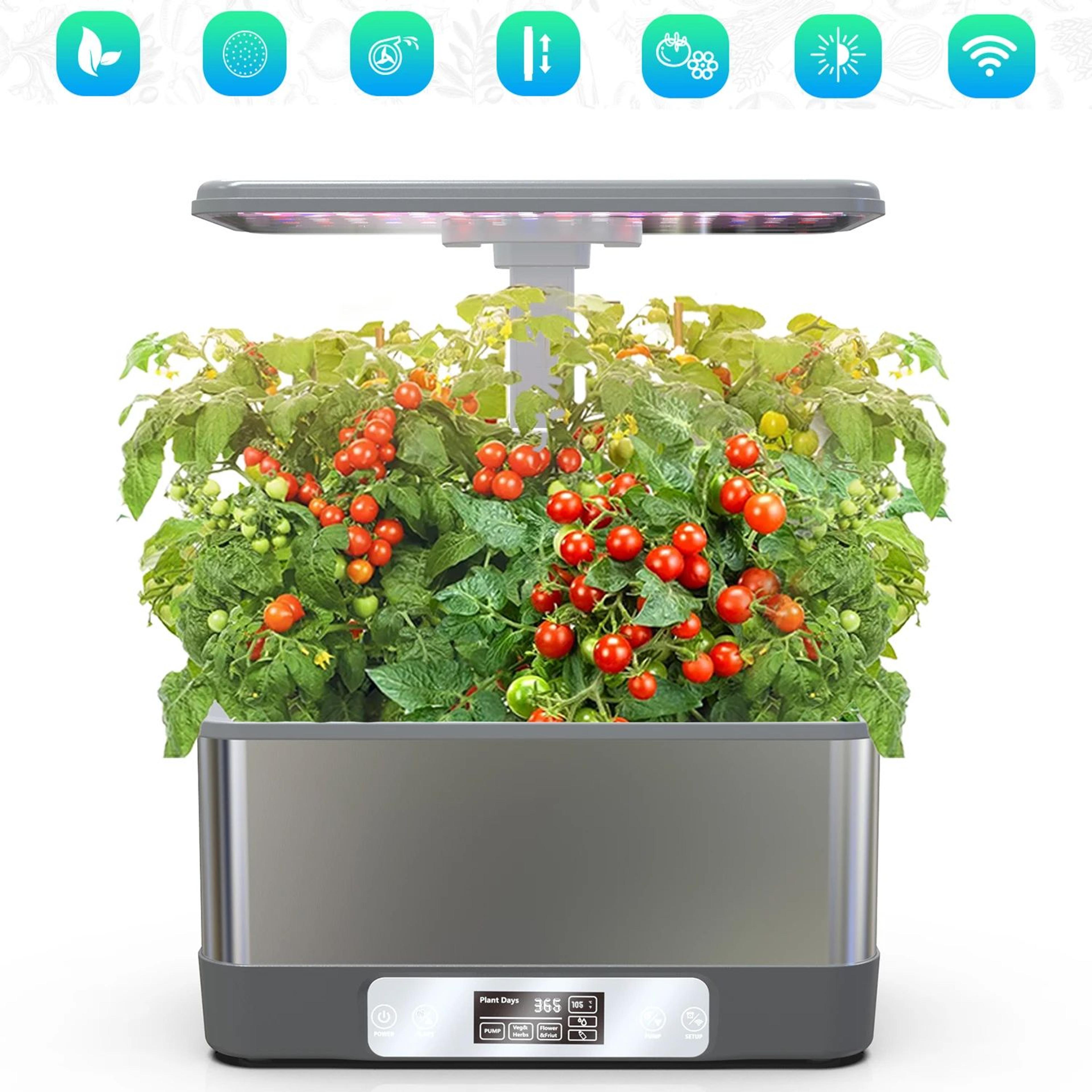 WiFi Indoor Garden Hydroponics Growing System Kit Soilless Planting Gardening Box Featuring LED Gro 1