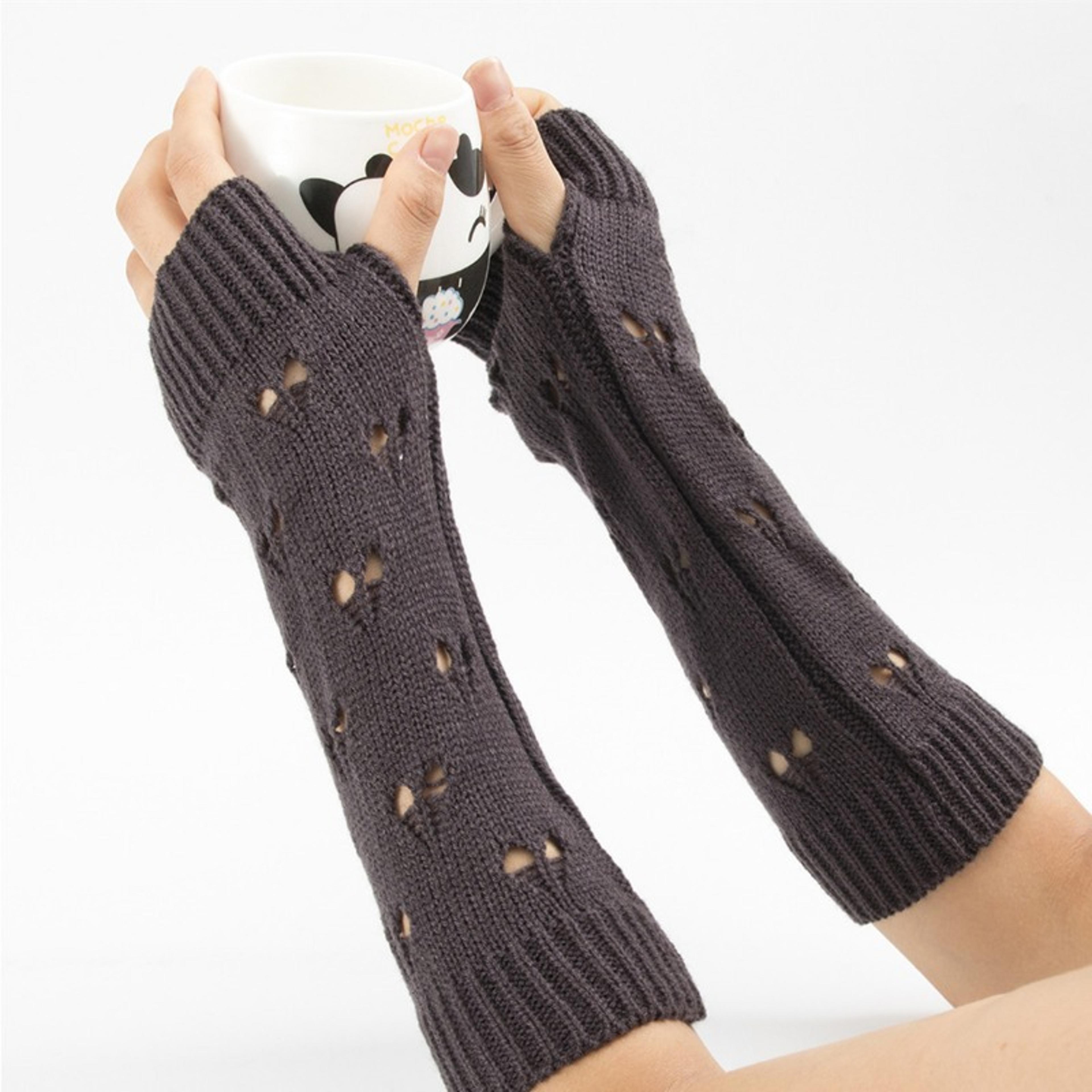 Arm Warmers Fairy Grunge Fingerless Gloves Punk Goth Emo Accessories For Women Girls 2