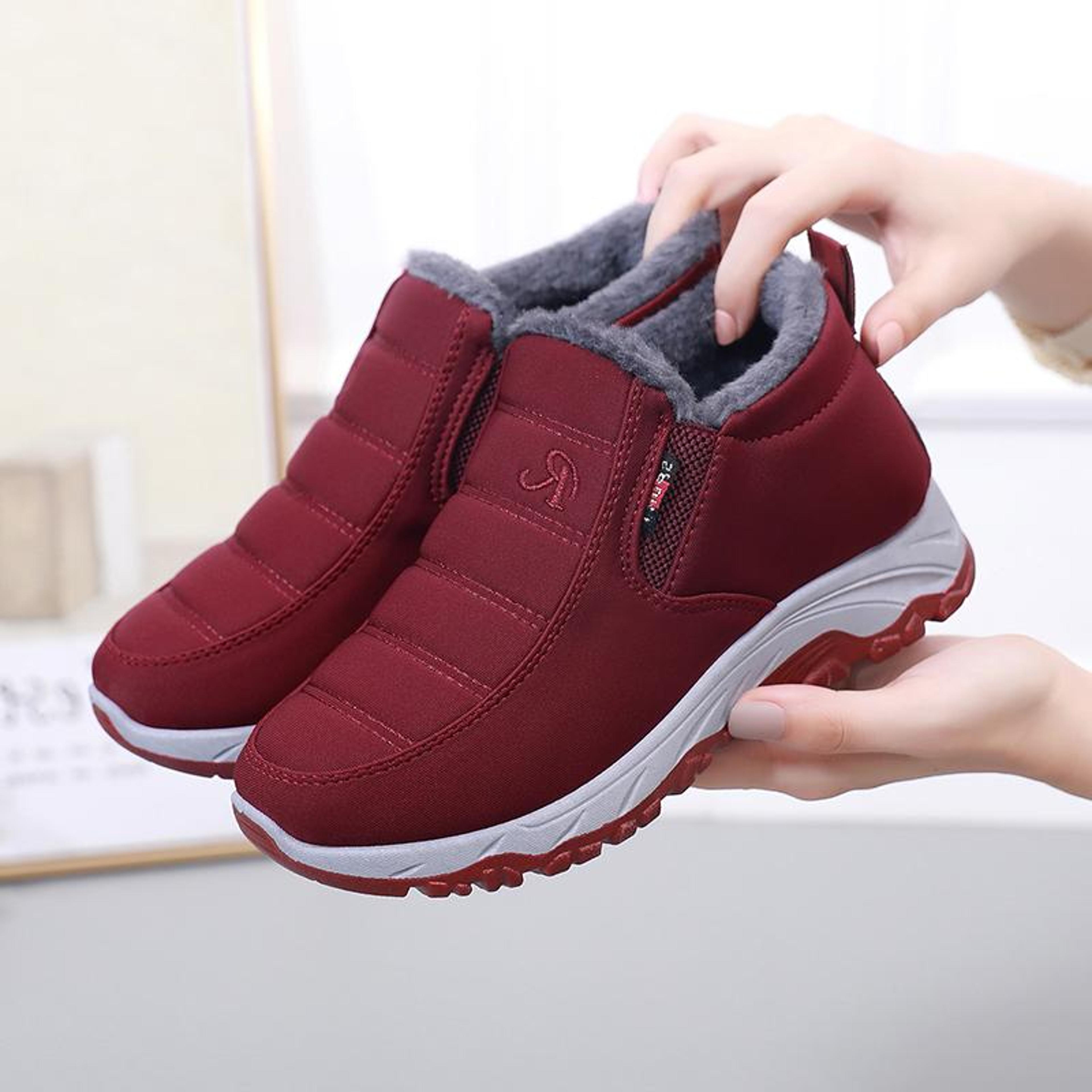 New Winter FleeceLined Snow Boots For Women Warm Comfortable And Perfect For AllDay Wear 4