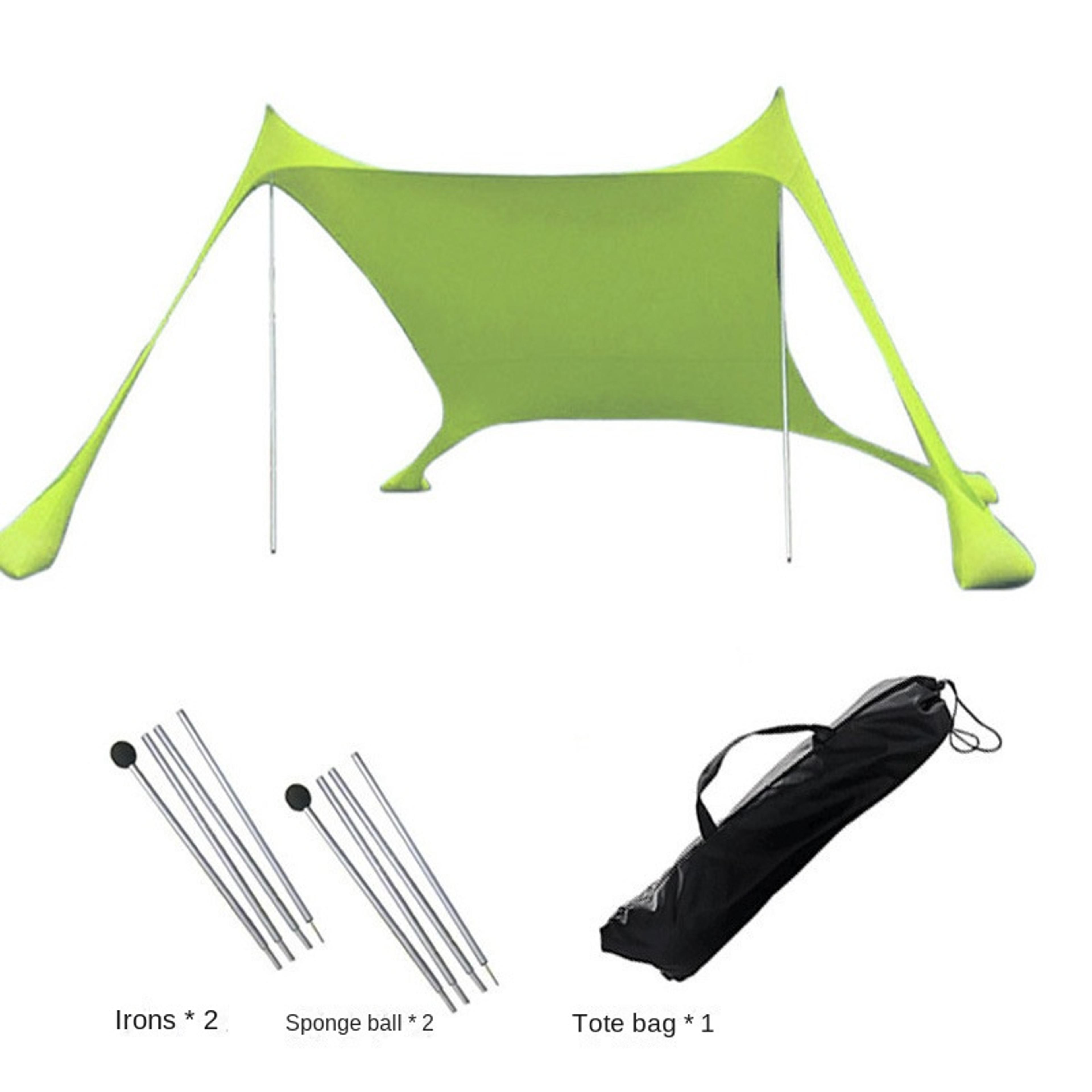 Windproof Pop Up Beach Canopy Tent With UV Sun Shade For Camping And Fishing 9