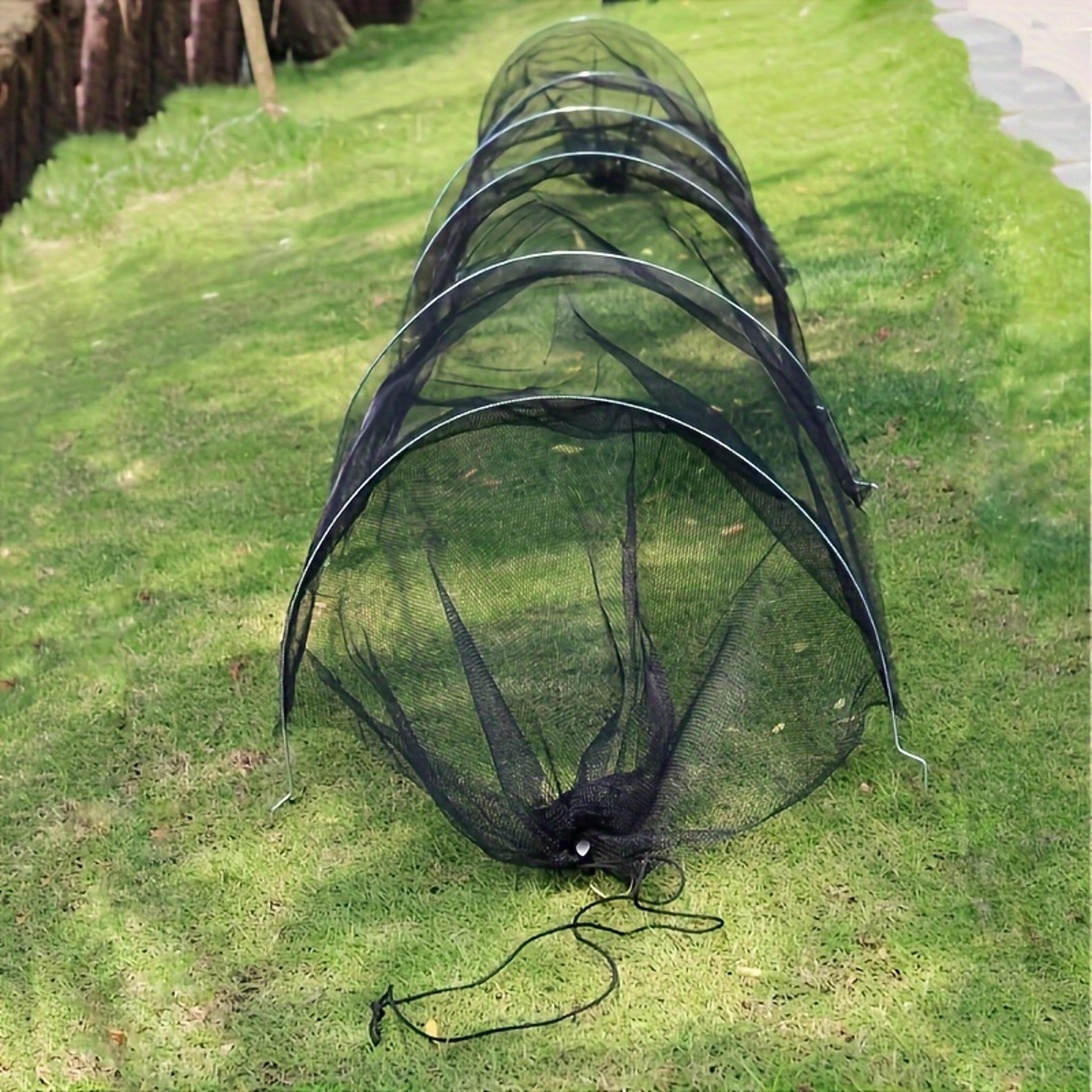 Collapsible Garden Mesh Tunnel Cover For Raised Beds And Greenhouses 3
