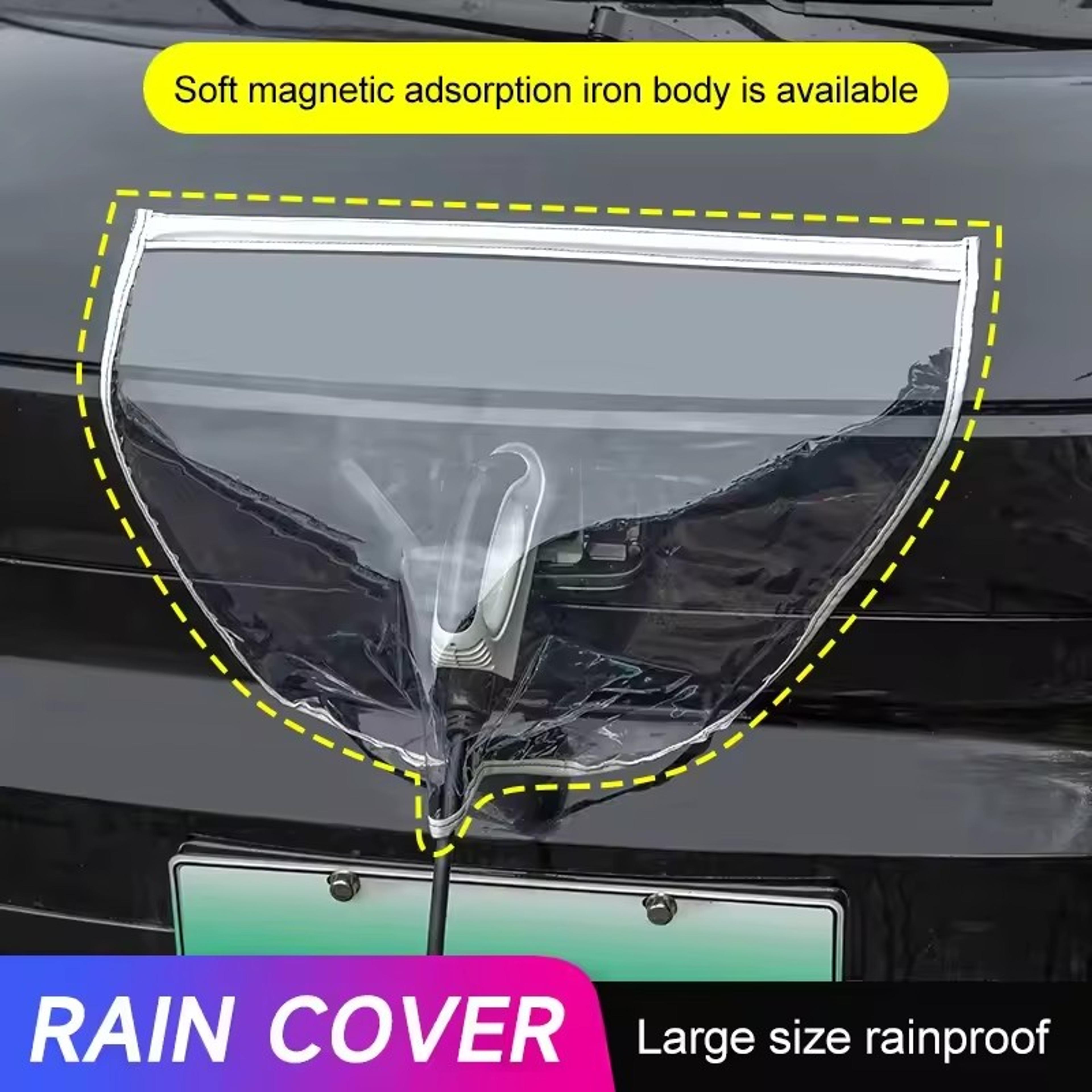 Magnetic EV Charger Port Cover For Outdoor Charging Rain And Dust Protection 3