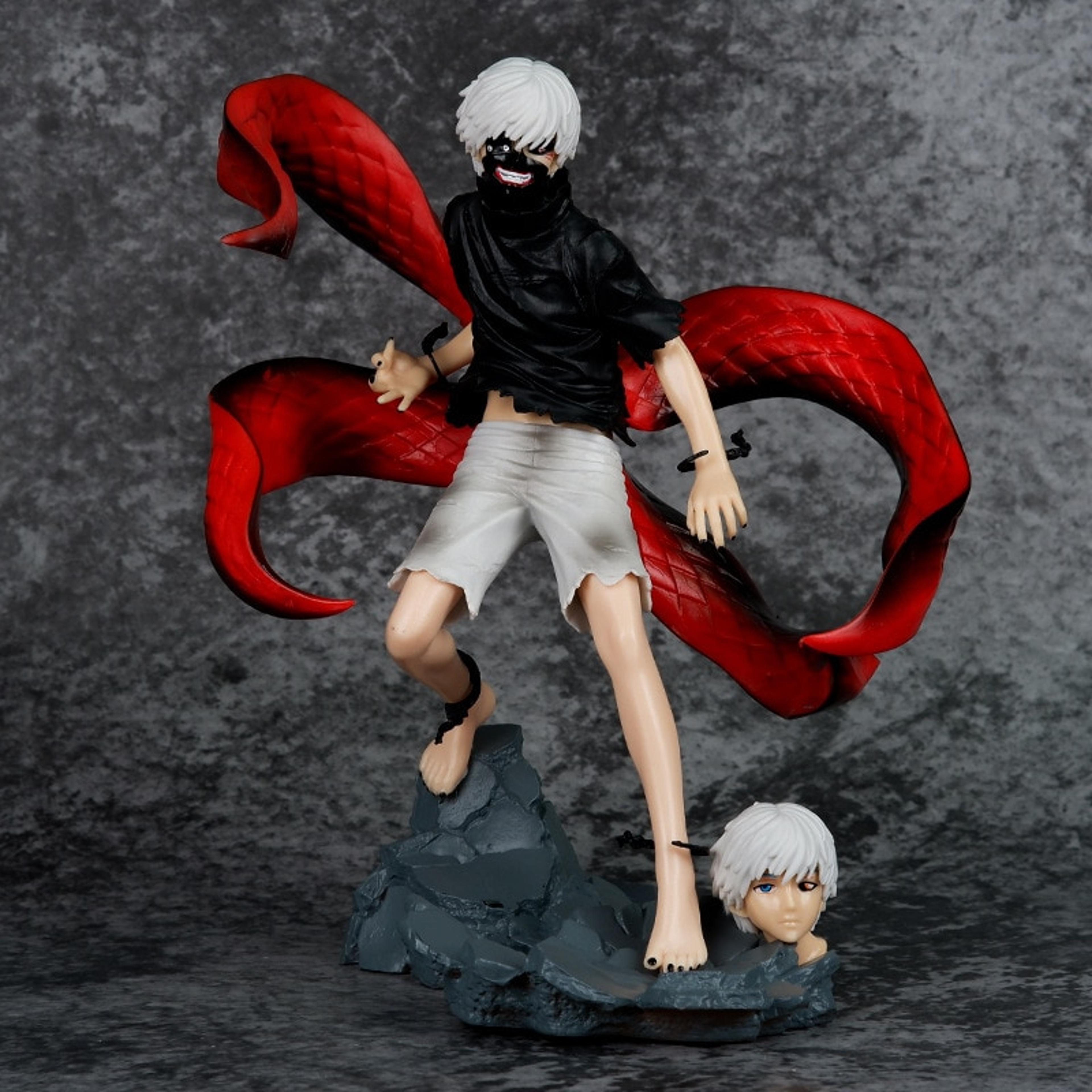 tokyo ghoul kaneki ken centipede mask figure with changeable face display statue