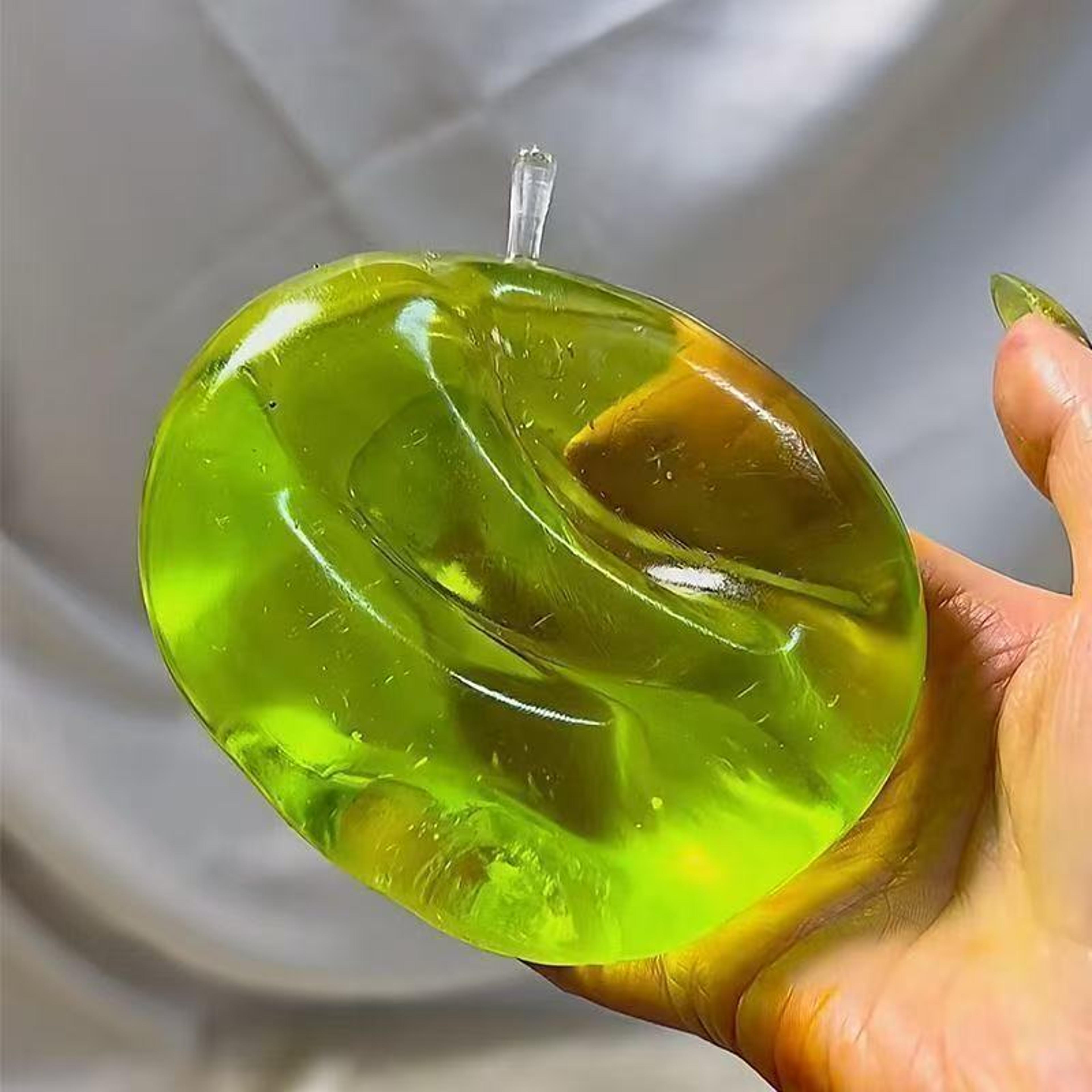 Green Apple Stress Relief Toy Slow Rebound Fidget Squeeze Ball For Anxiety  Focus 5