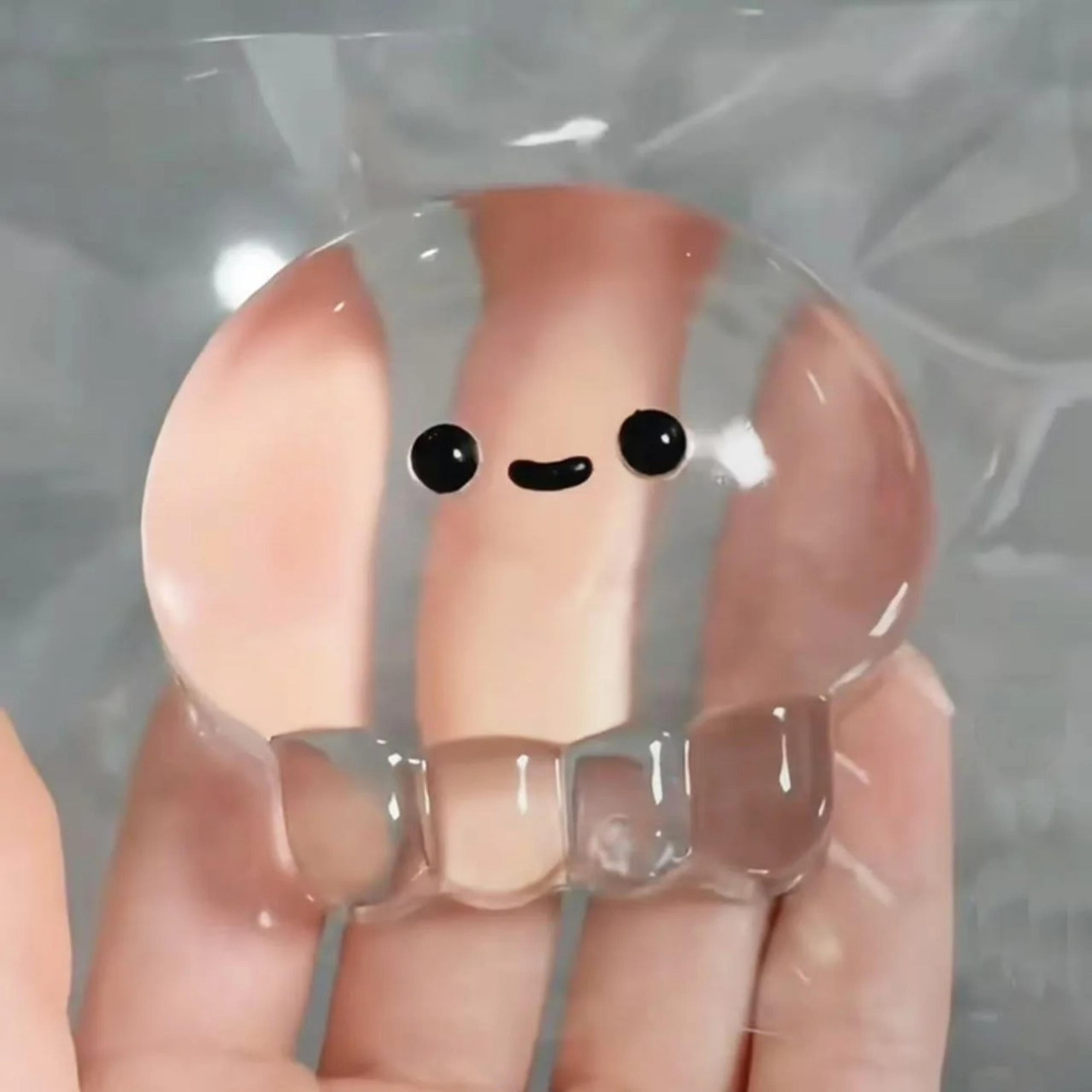 kawaii jellyfish squishy stress relief toy for sensory play and anxiety calm