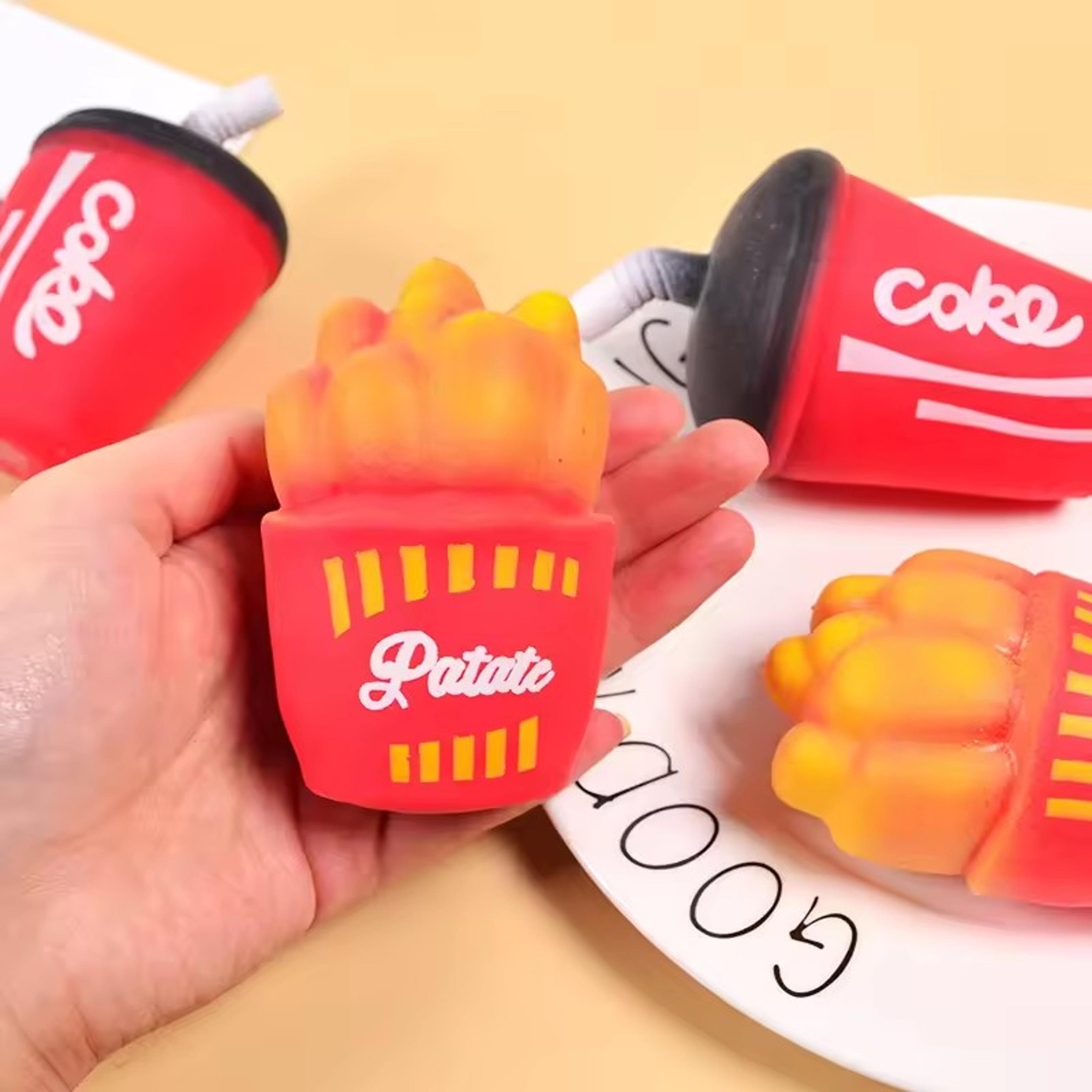Slow Rise Fast Food Squishy Set Stress Relief Toy For Kids  Adults 1