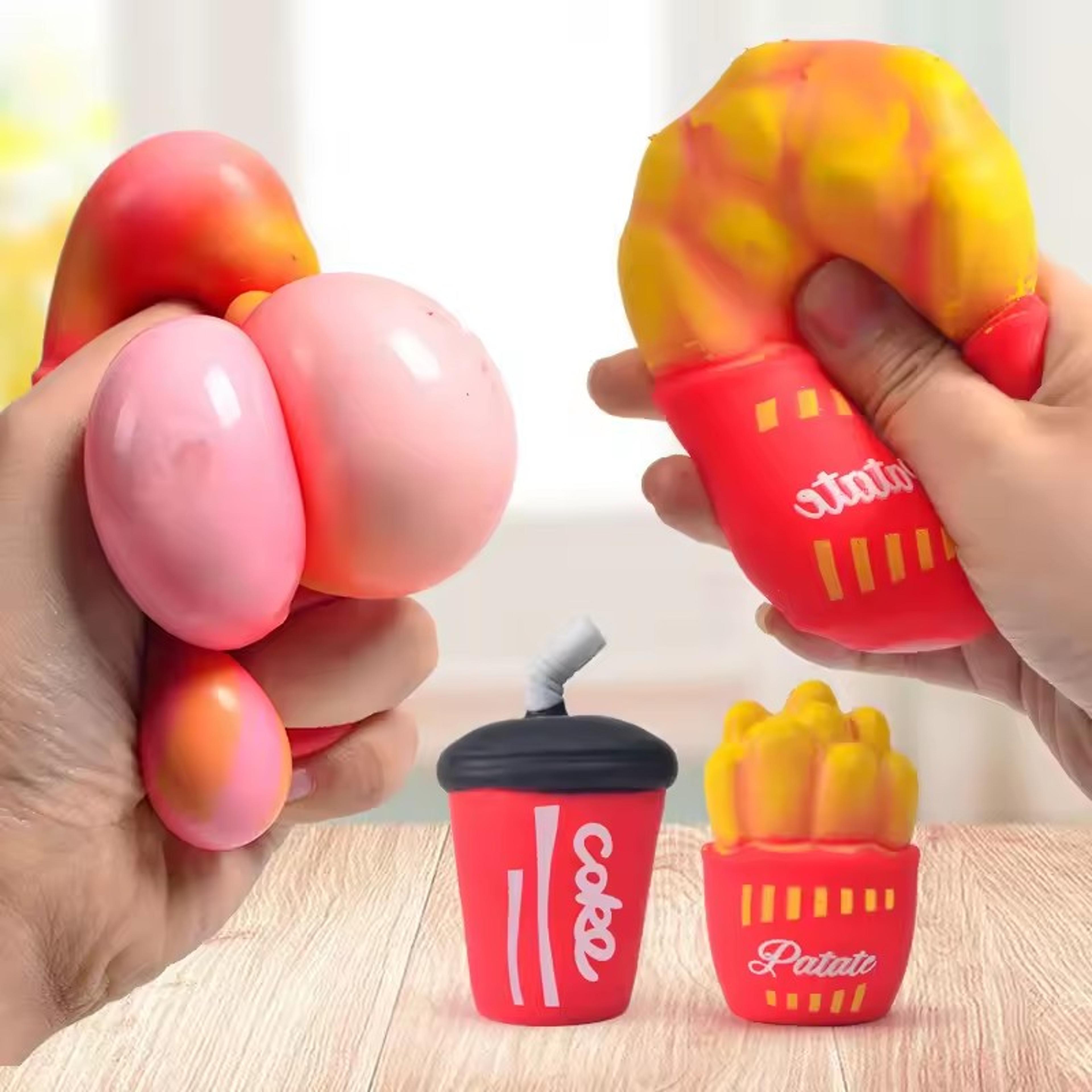 Slow Rise Fast Food Squishy Set Stress Relief Toy For Kids  Adults 2