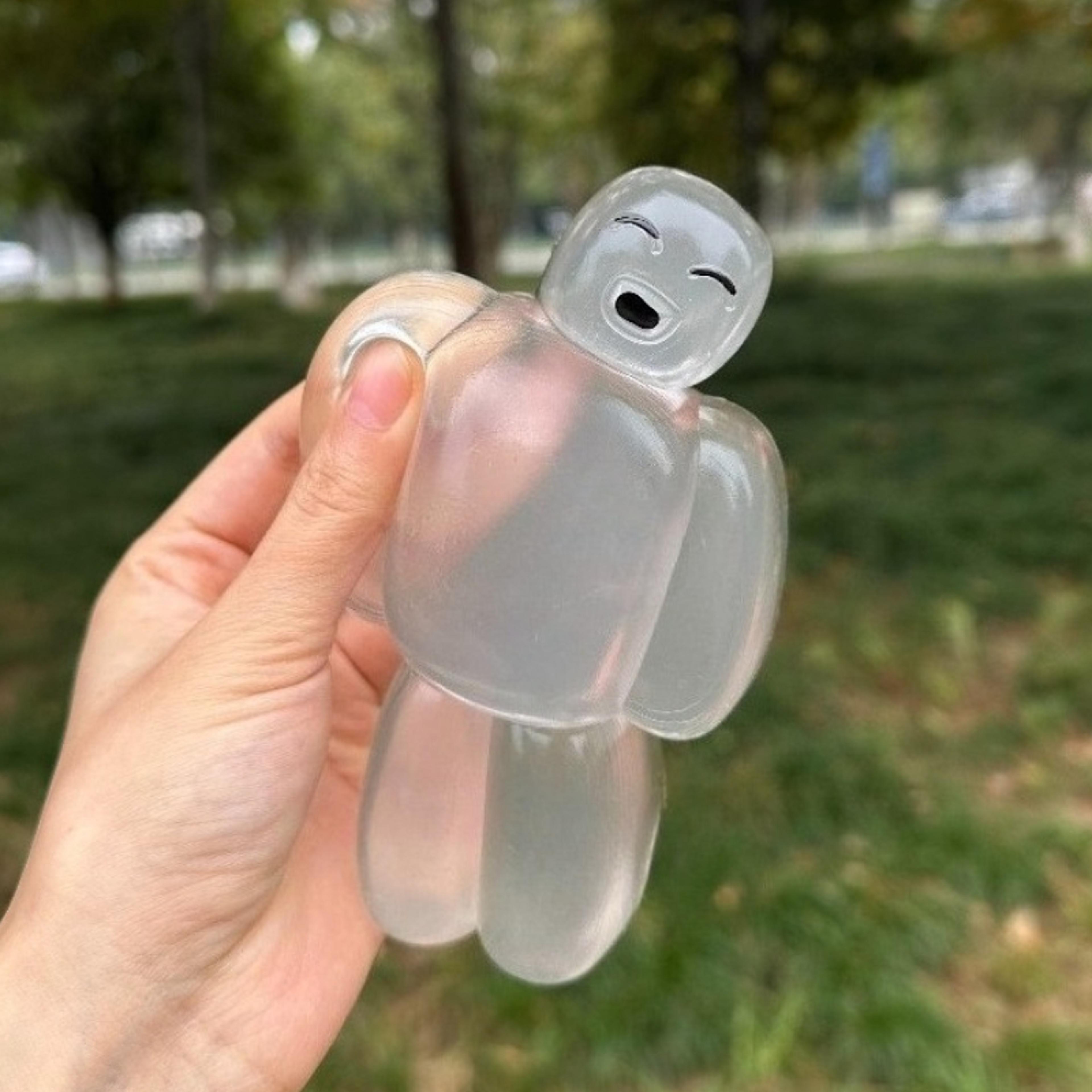 Crystal Jelly Robot Squishy Stress Relief Toy For Kids And Adults 4