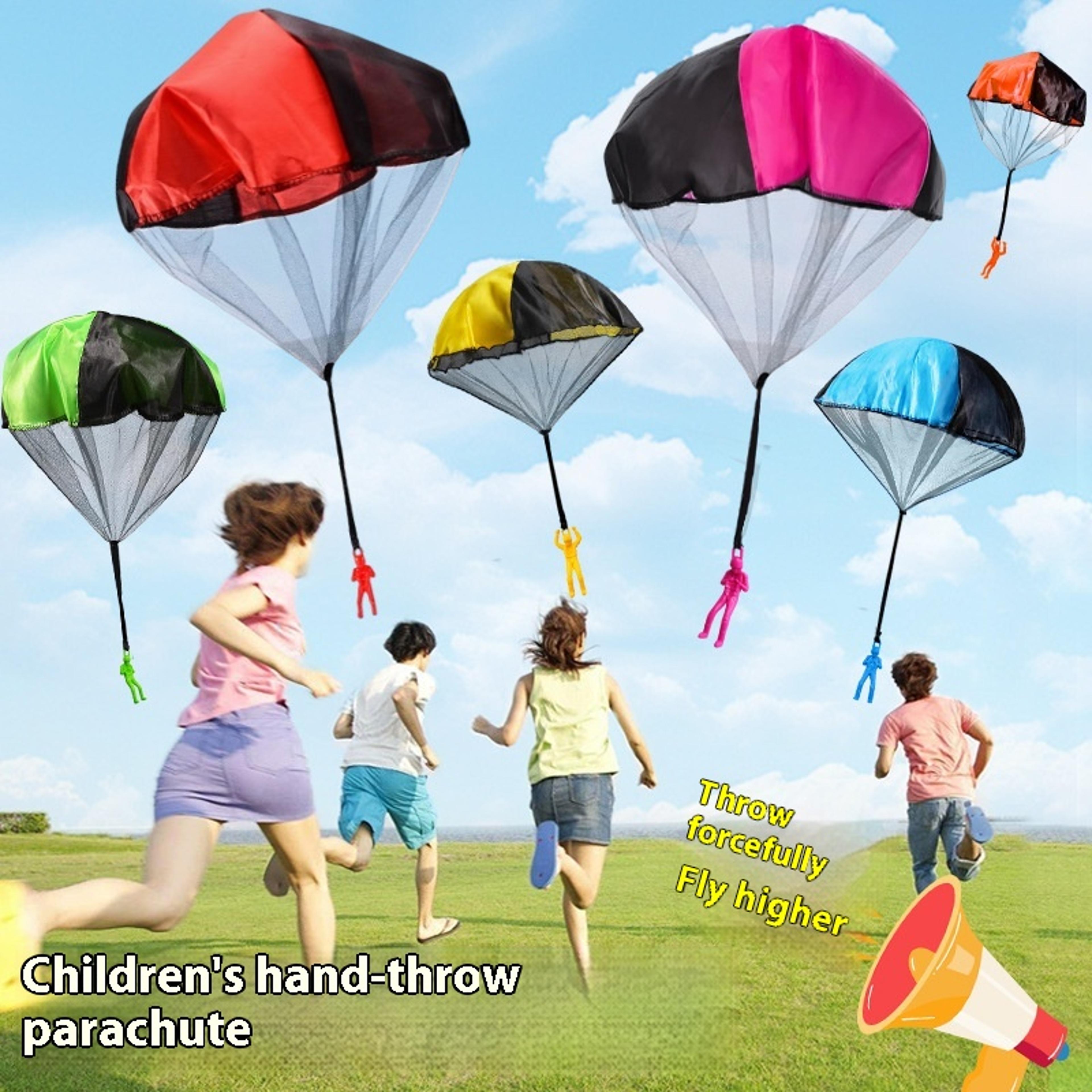 kids outdoor hand toss parachute toy for active play and easter basket gifts