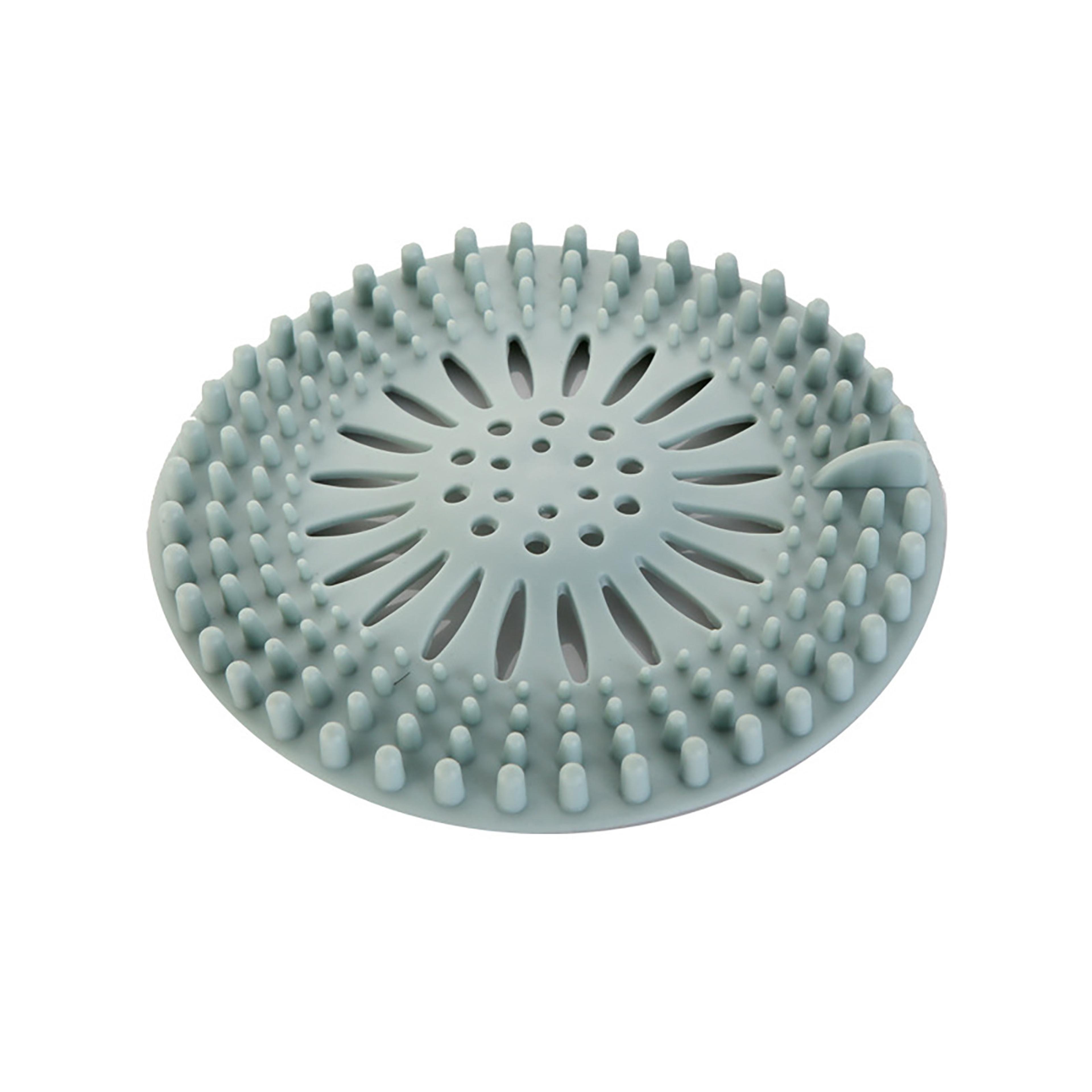 Silicone Shower Drain Hair Catcher  Sink Strainer Hair Filter For Bathroom 3