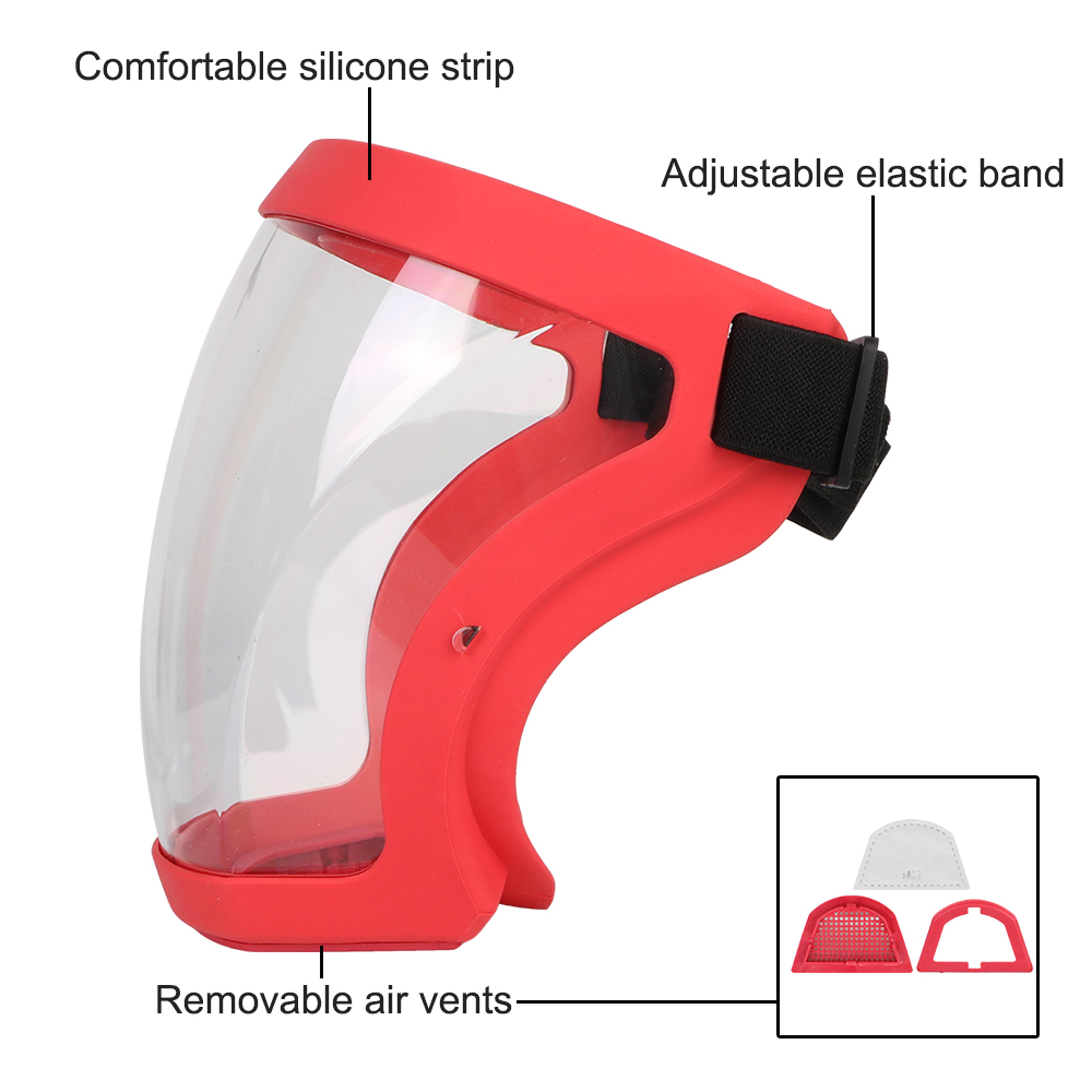 Protective Full Face Shield With Filters For Motorcycle  Cycling 4