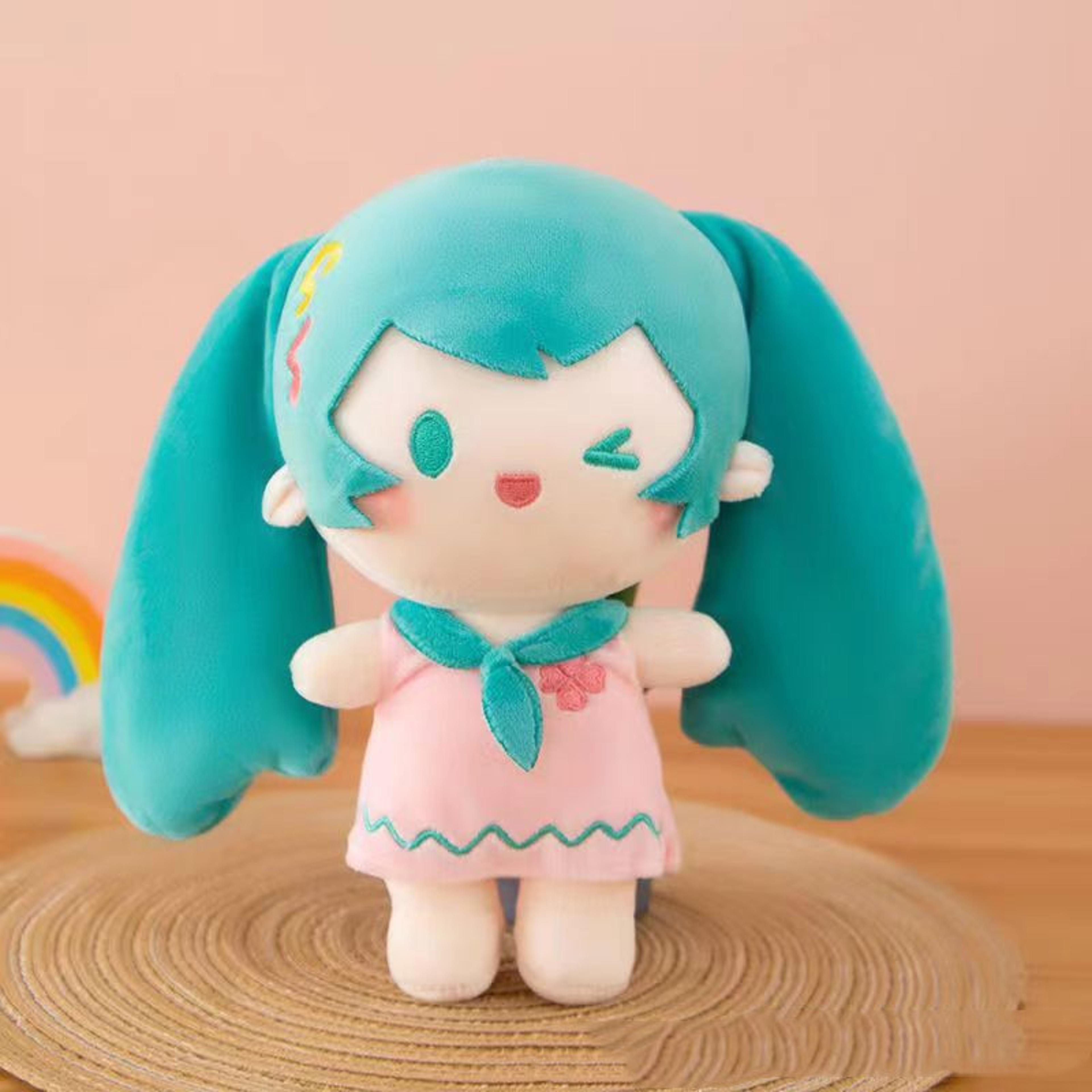 Kawaii Anime Girl Plush Keychain Cute Plush Pendant For Bags  Gifts 7