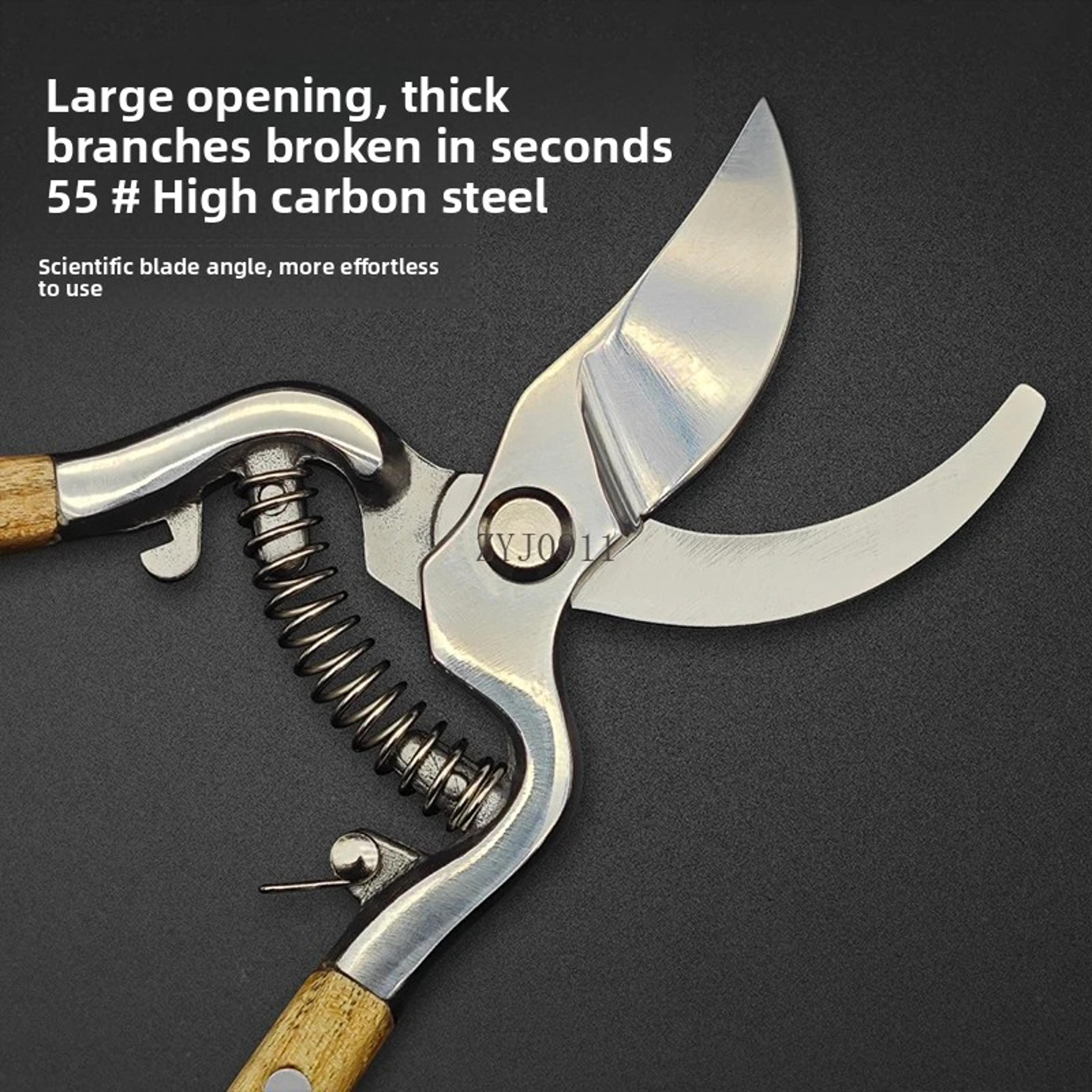 PrecisionCut Stainless Steel Pruning Shears For Fruit Picking Flower Trimming  Garden Care 3