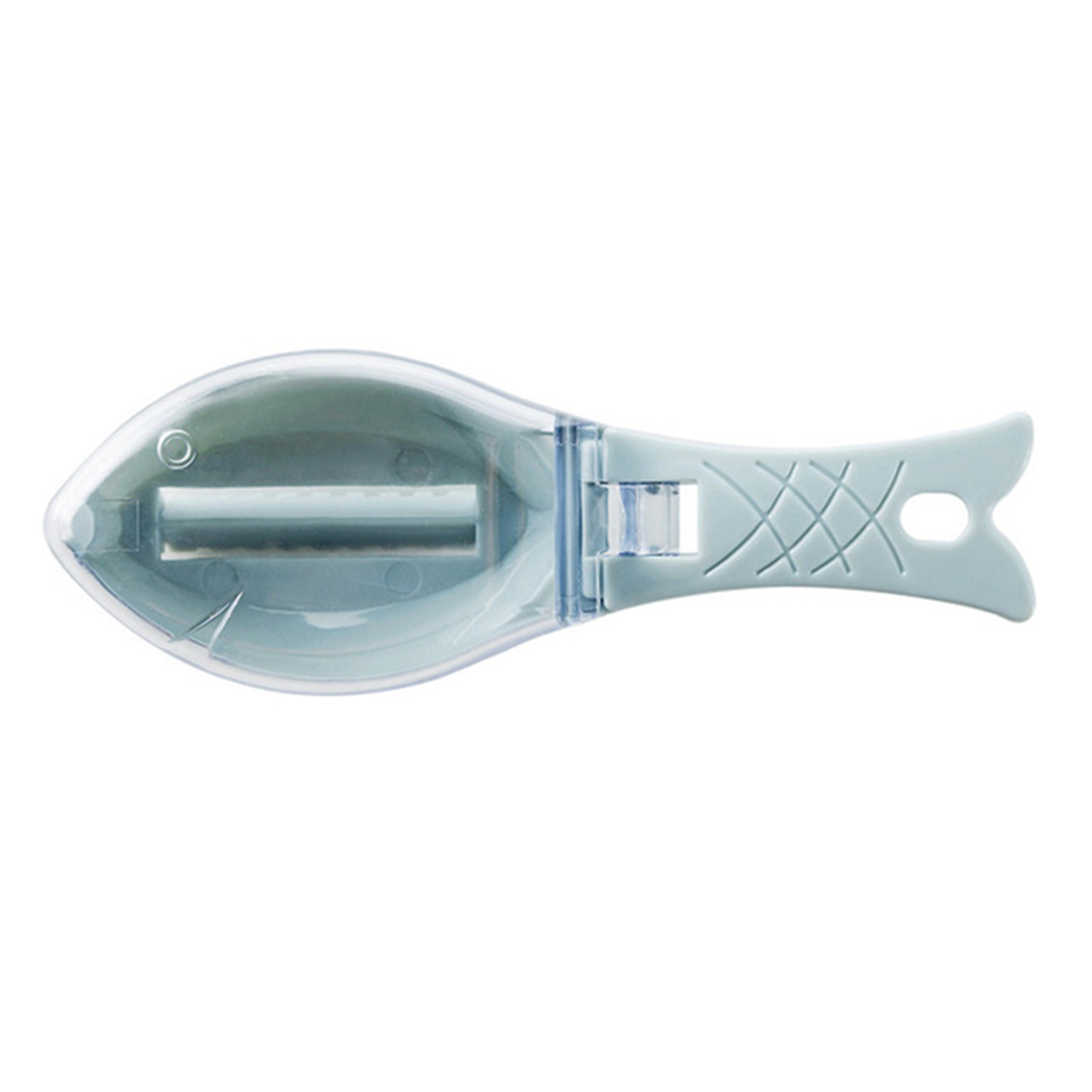 WIKHOSTAR Fish Scale Scraper Stainless Steel Fish Cleaning Tool For Fast Kitchen Prep 6