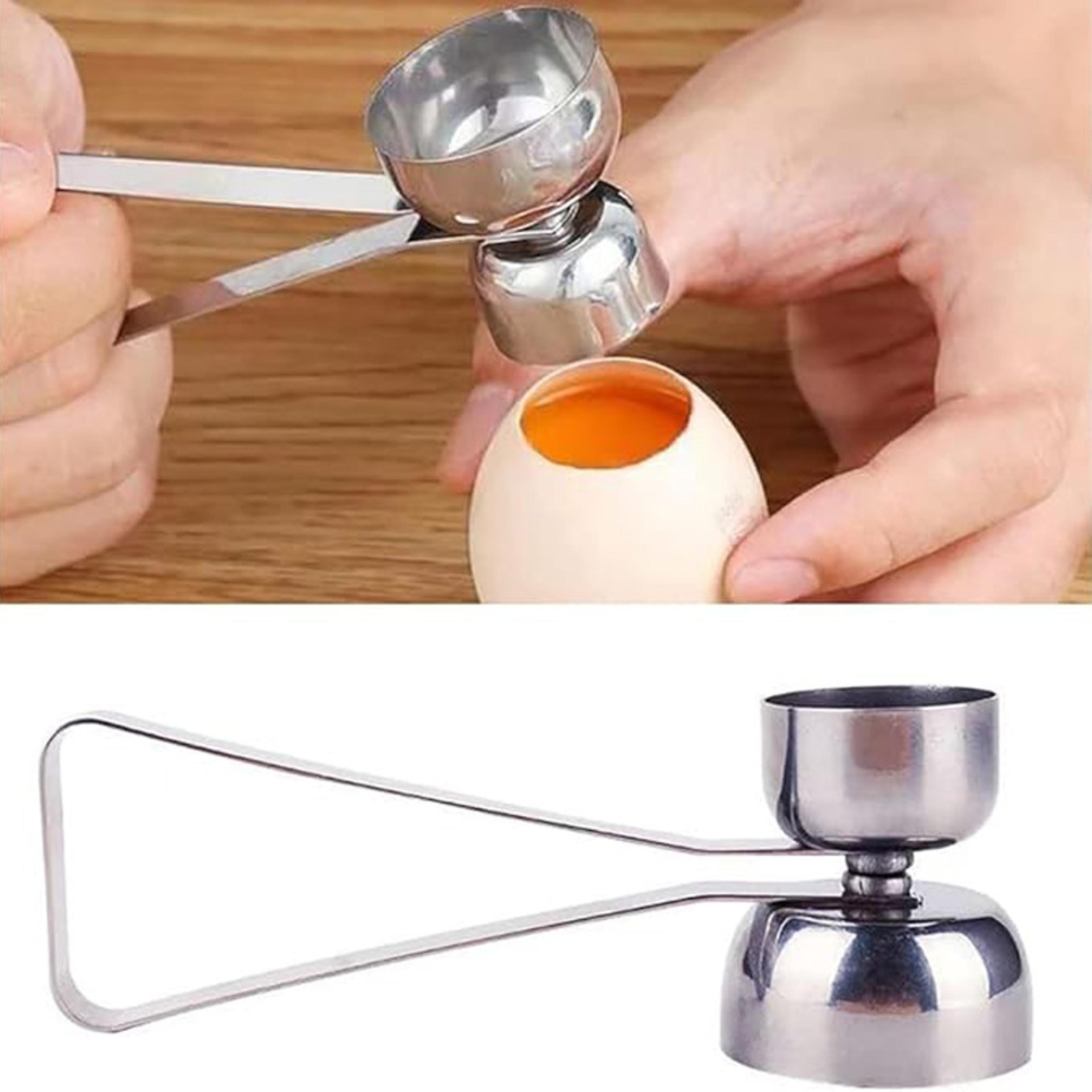 precision egg topper & egg shell cutter for soft and boiled eggs