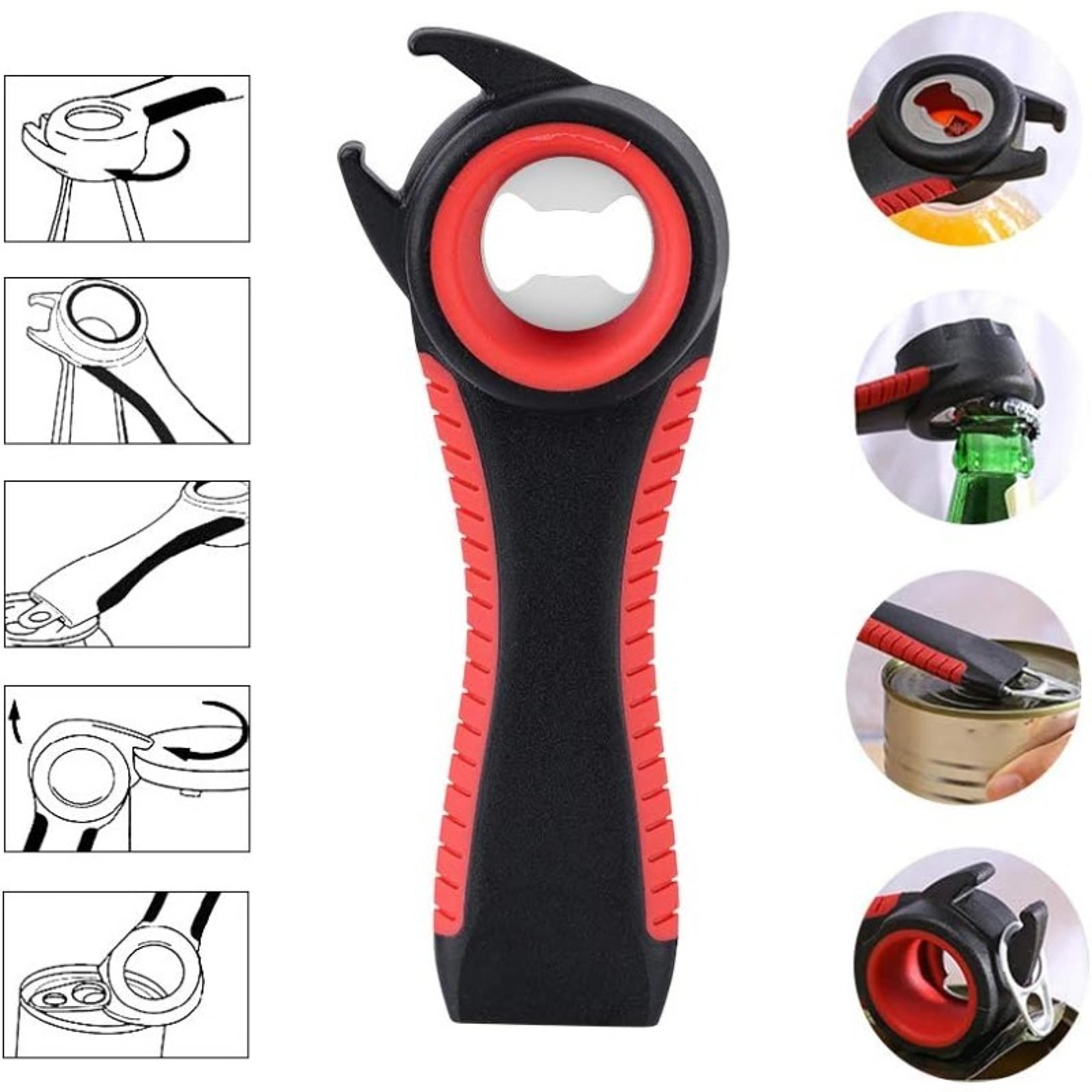 Can Opener  Jar Opener Multi Lid Grip Tool For Easy Kitchen Use 3