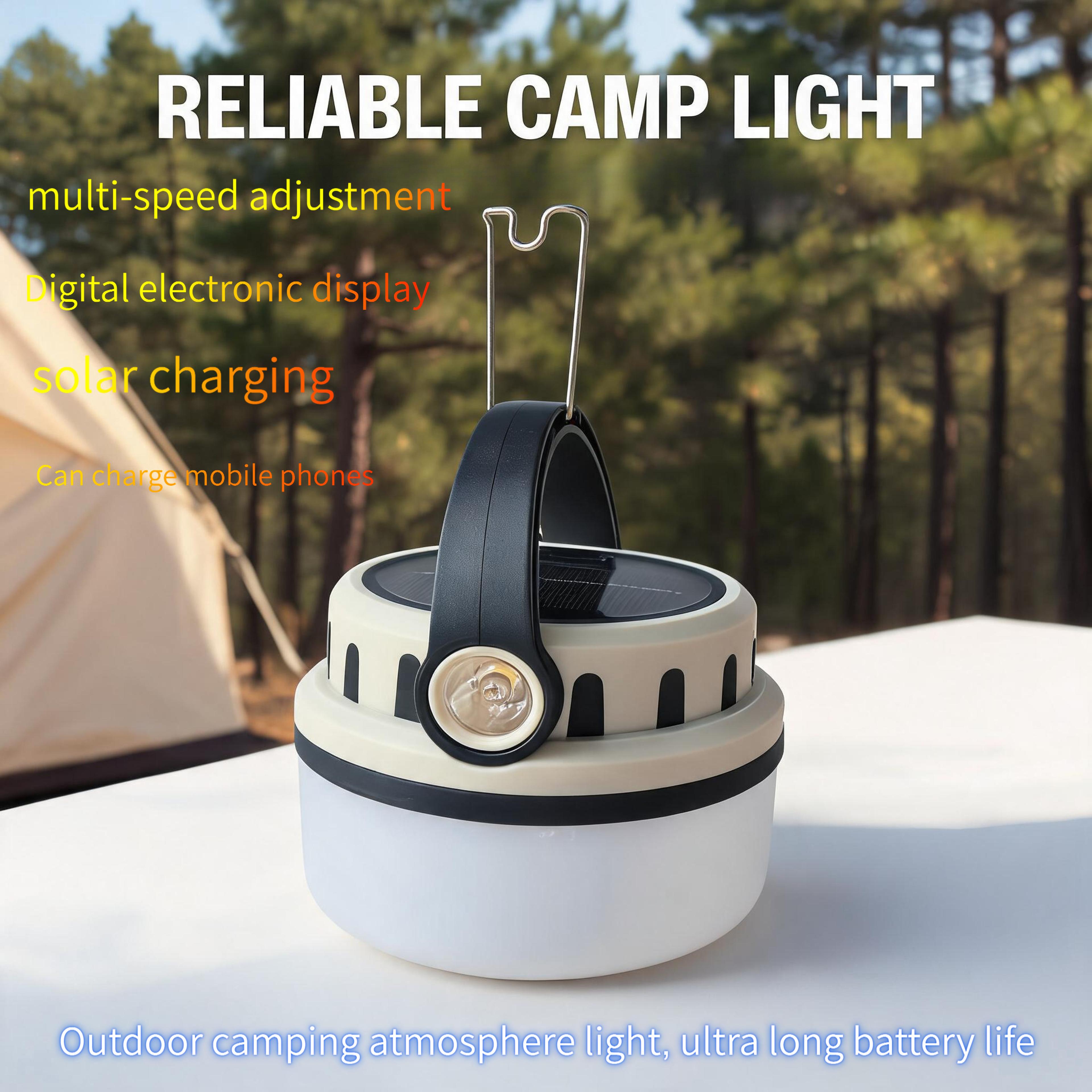 LumaHook Rechargeable Camping Lantern With Type C Fast Charging  Hanging Hook 1