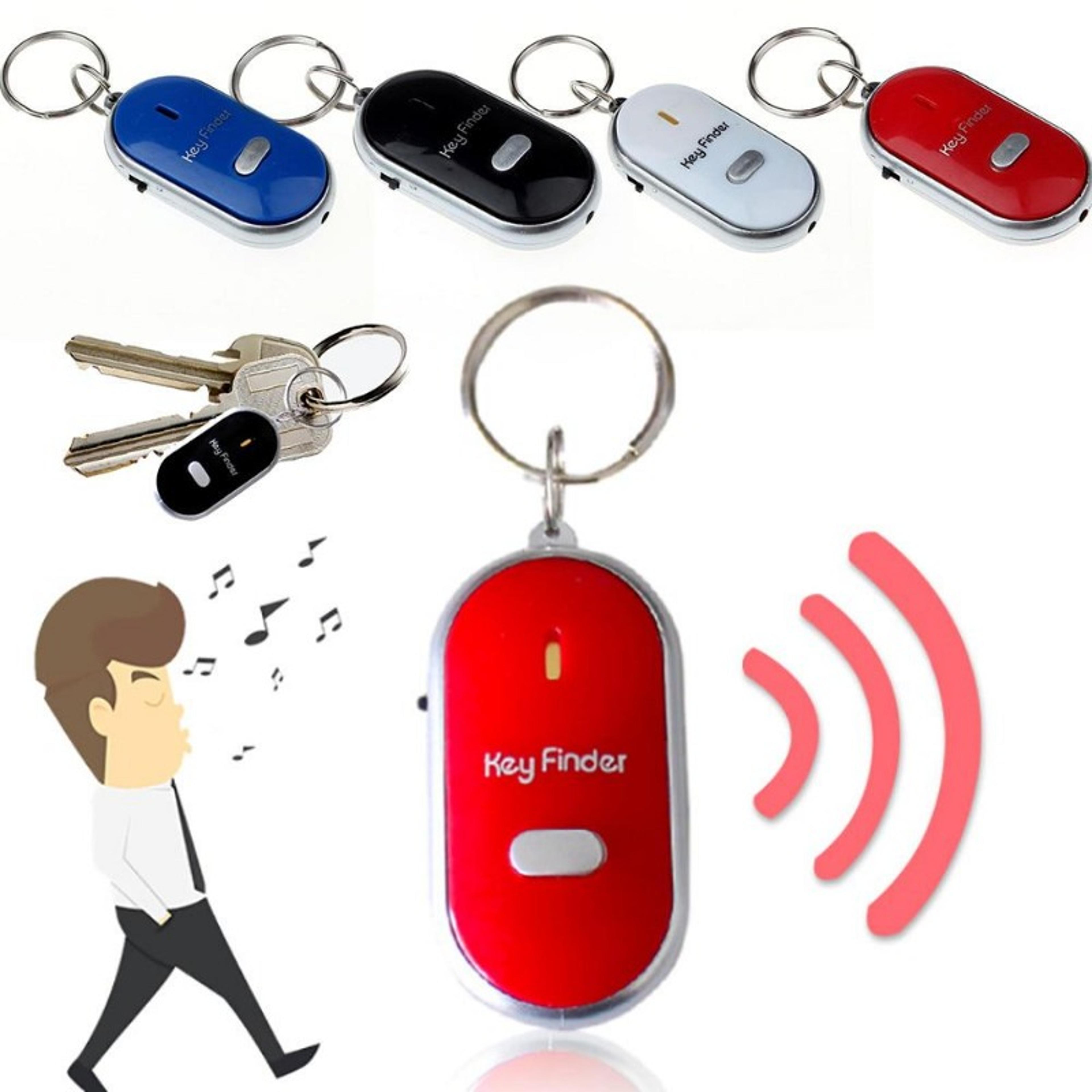 Smart Key Finder Whistle Locator With Flashing Light For Keys Wallets Bags  Kids 1