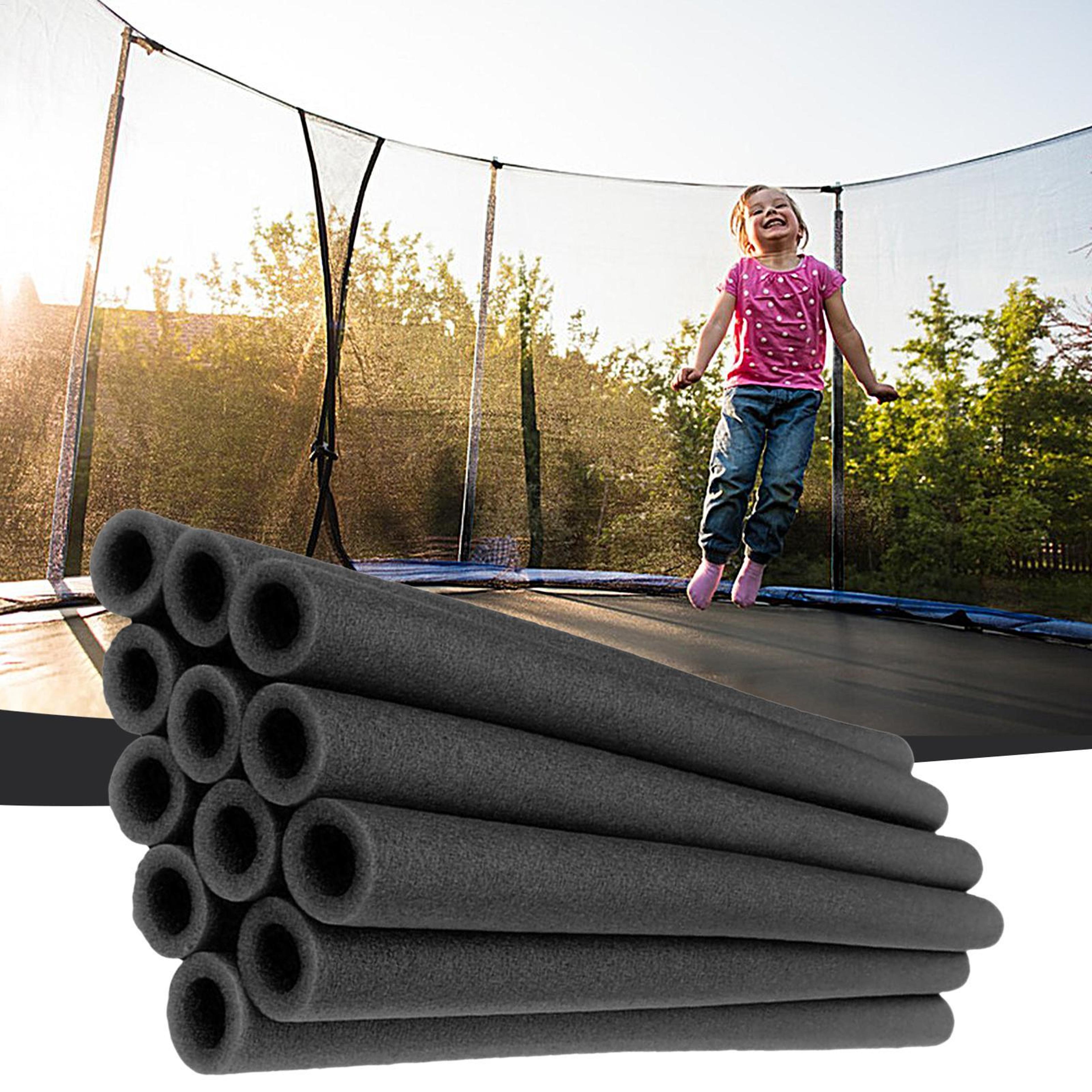 Heavy Duty Trampoline Pole Cover Set With Secure Fit Trampoline Padding For Indoor  Outdoor Safety 4