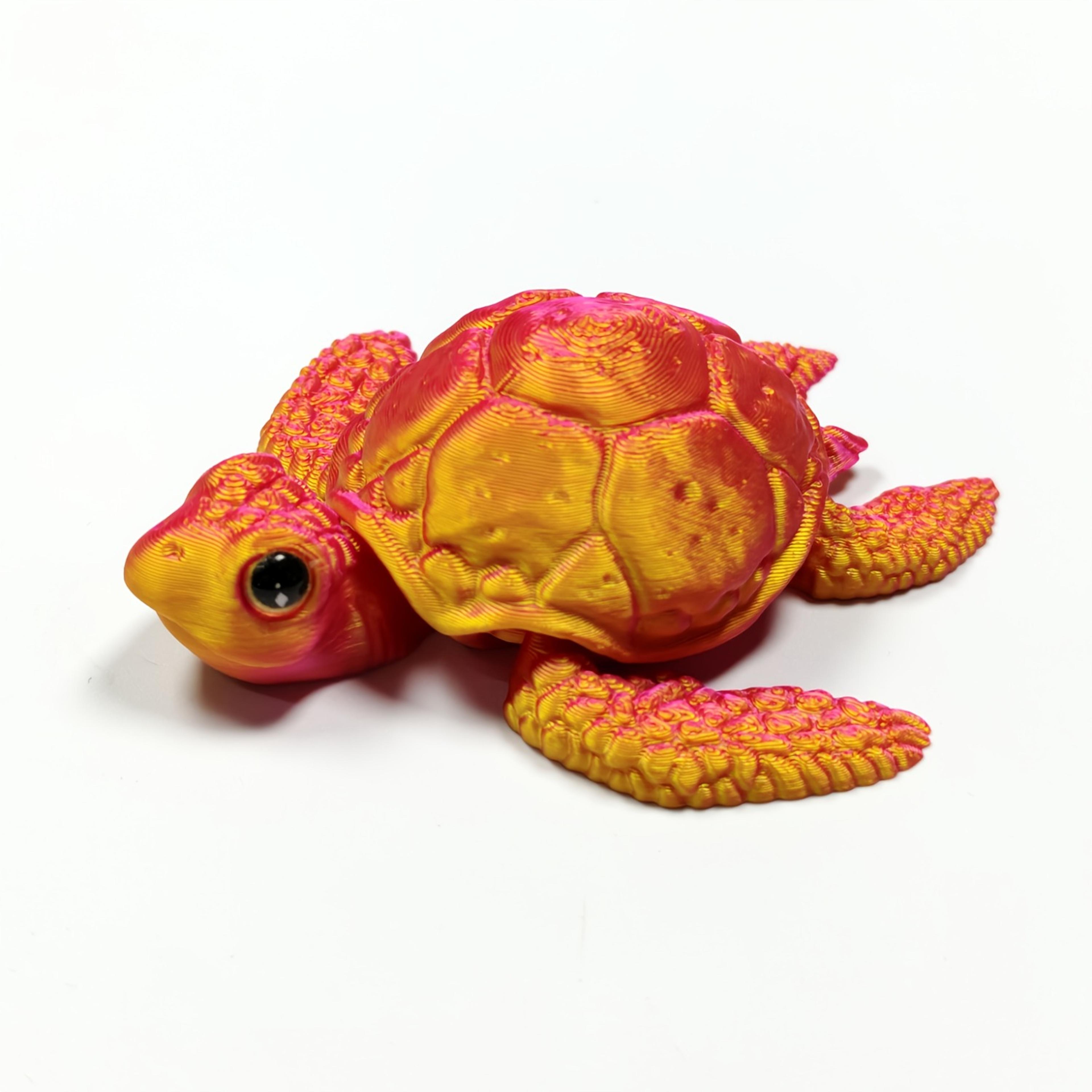 FlexiShell Sea Turtle Fidget Toy For Stress Relief And Desk Decor 7