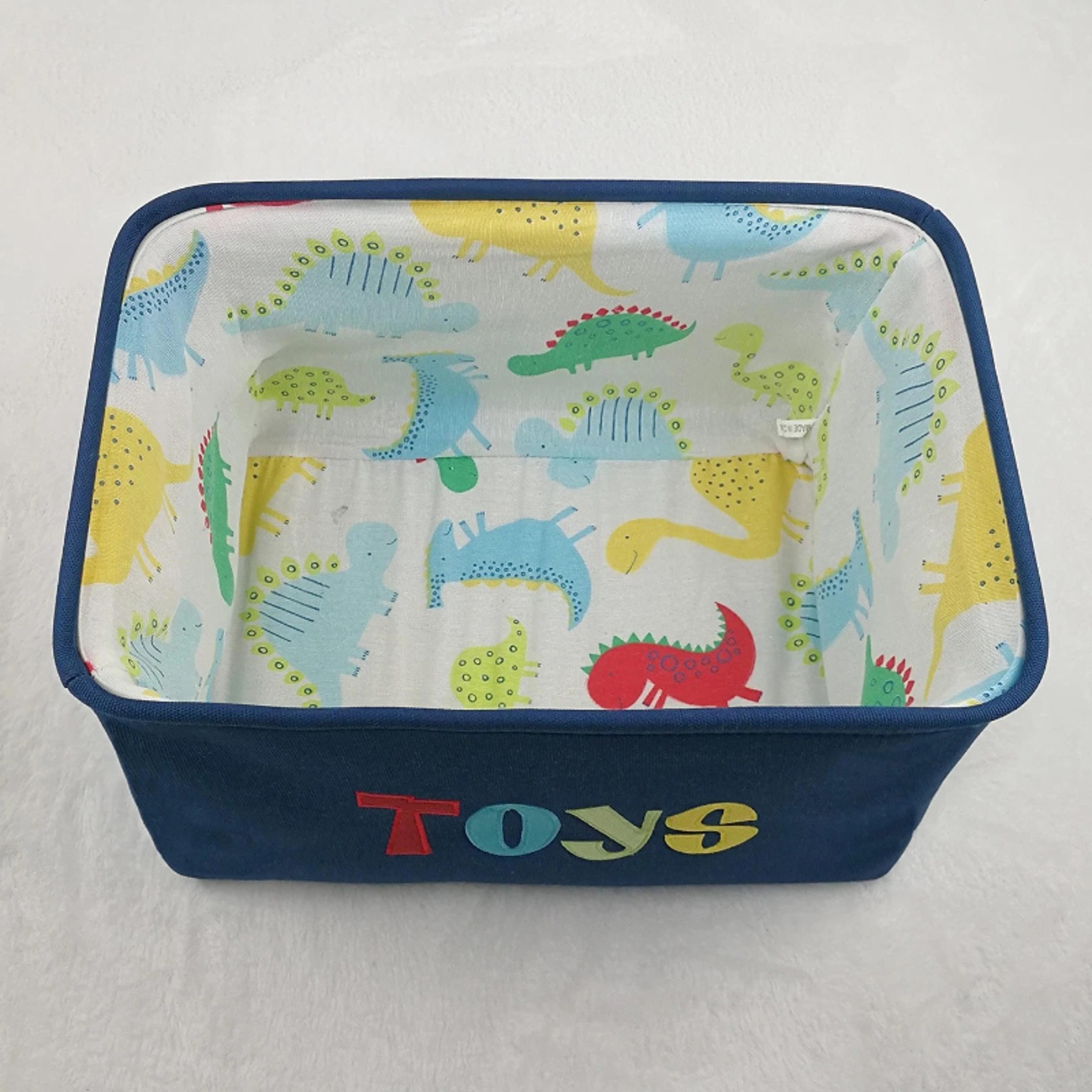 Foldable Storage Basket For Kids Toys Laundry  Nursery Organization 4