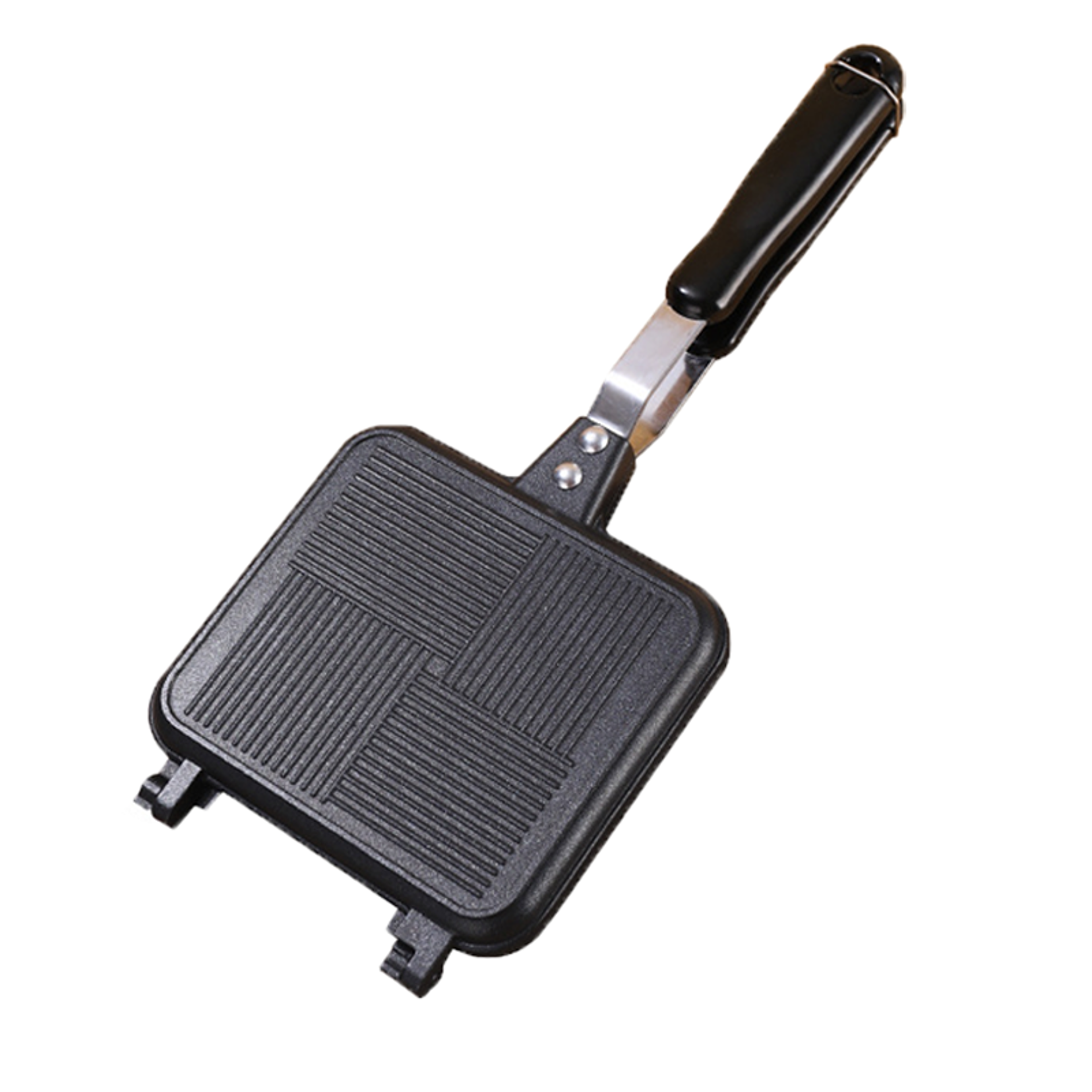 Double Sided Sandwich Maker Non Stick Breakfast Grill Pan For Toast Waffles  Pancakes 6