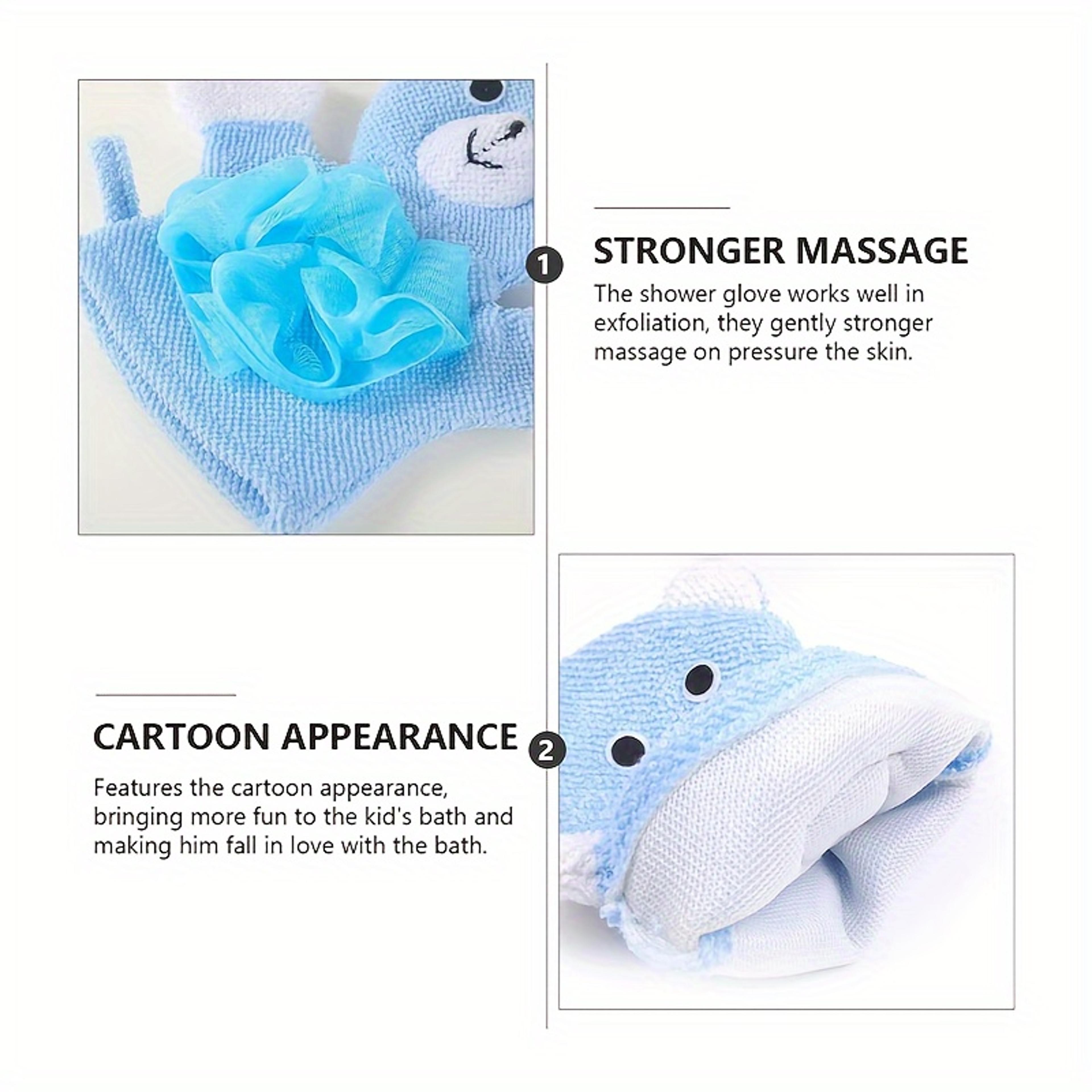 Animal Friends Kids Bath Mitt Sponge For Fun  Gentle Bath Time 3