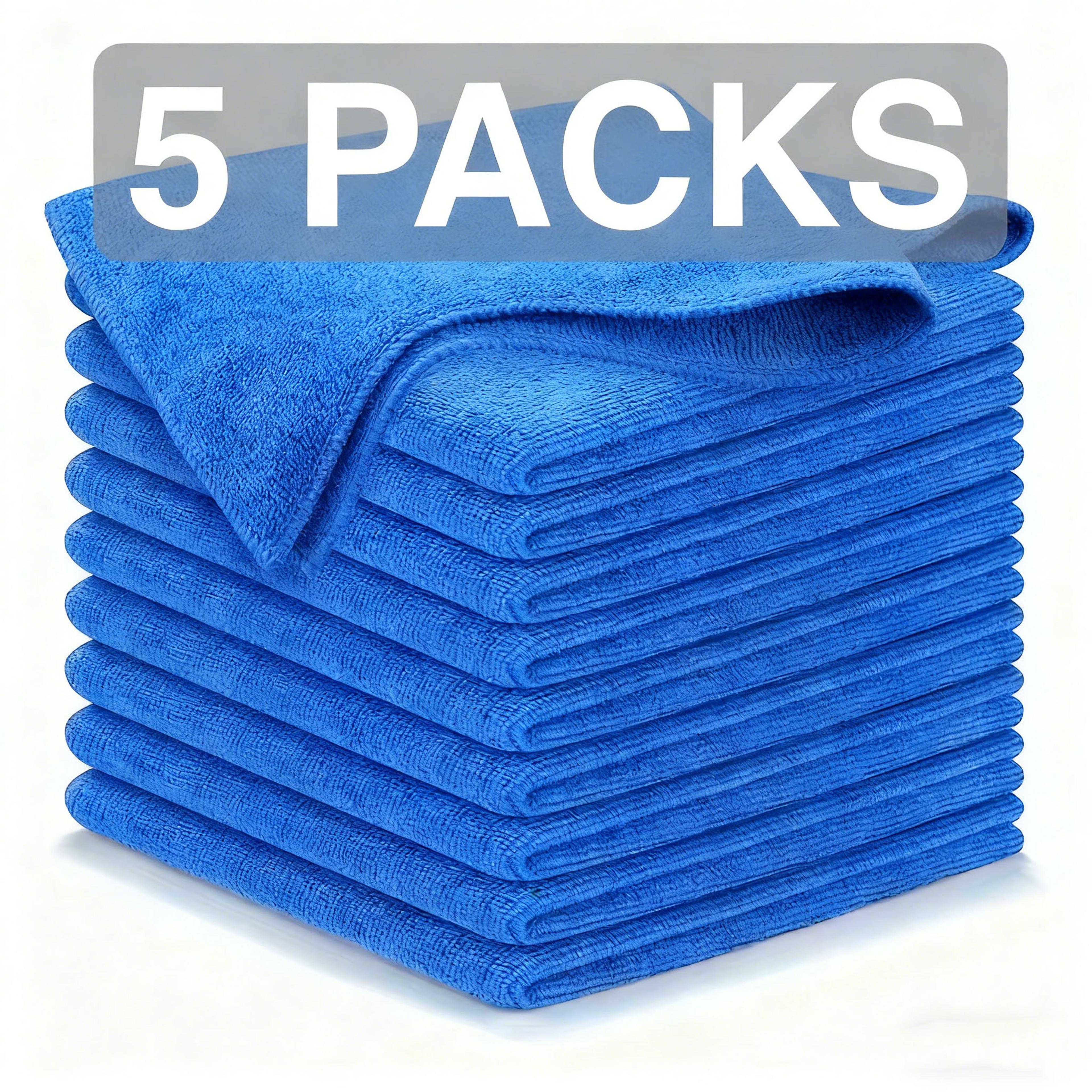Ultra Absorbent Microfiber Cleaning Cloth Pack Reusable Kitchen Towels 6