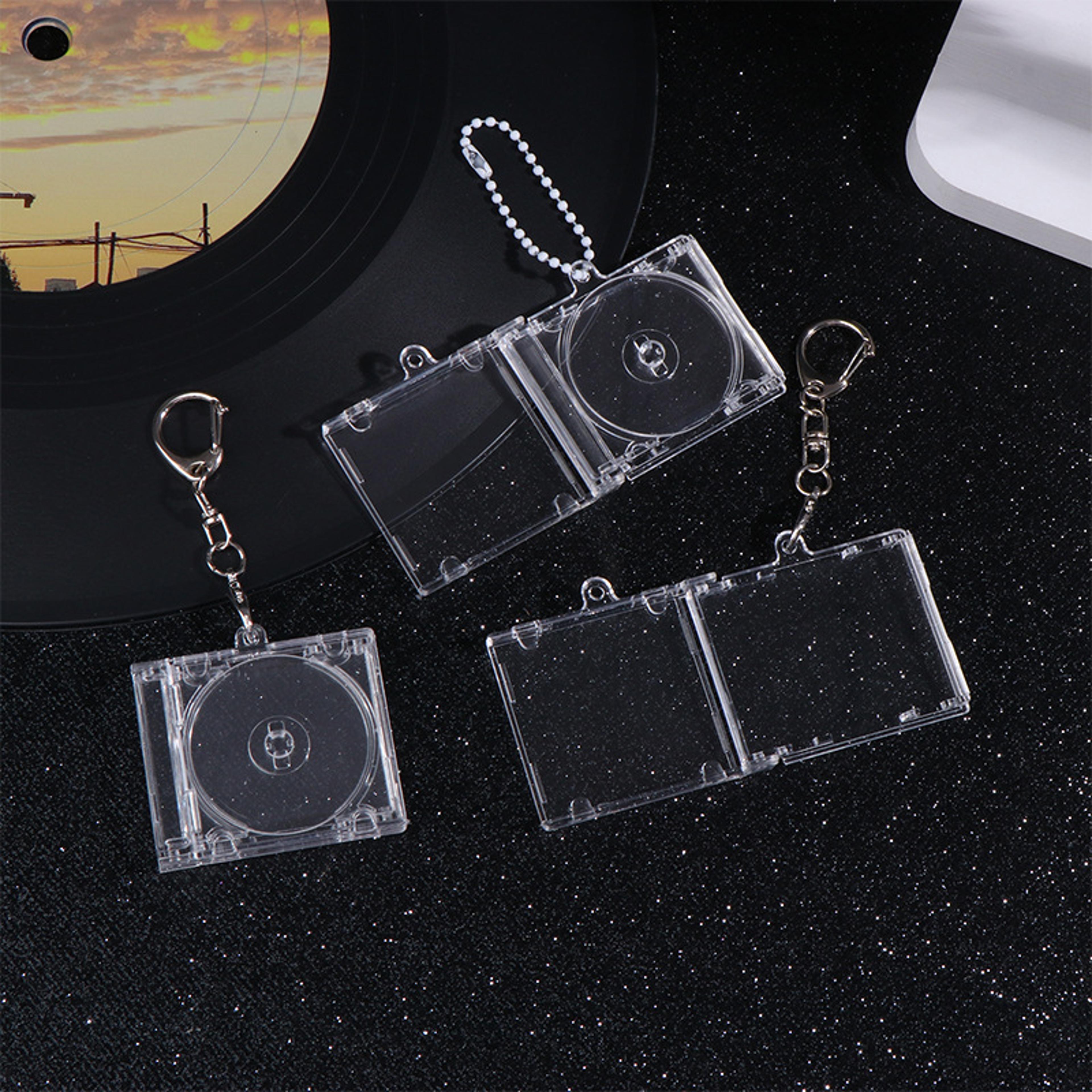 Retro NFC Keychain Mini CD Album Pendant For Bags Keys  Collectors 2