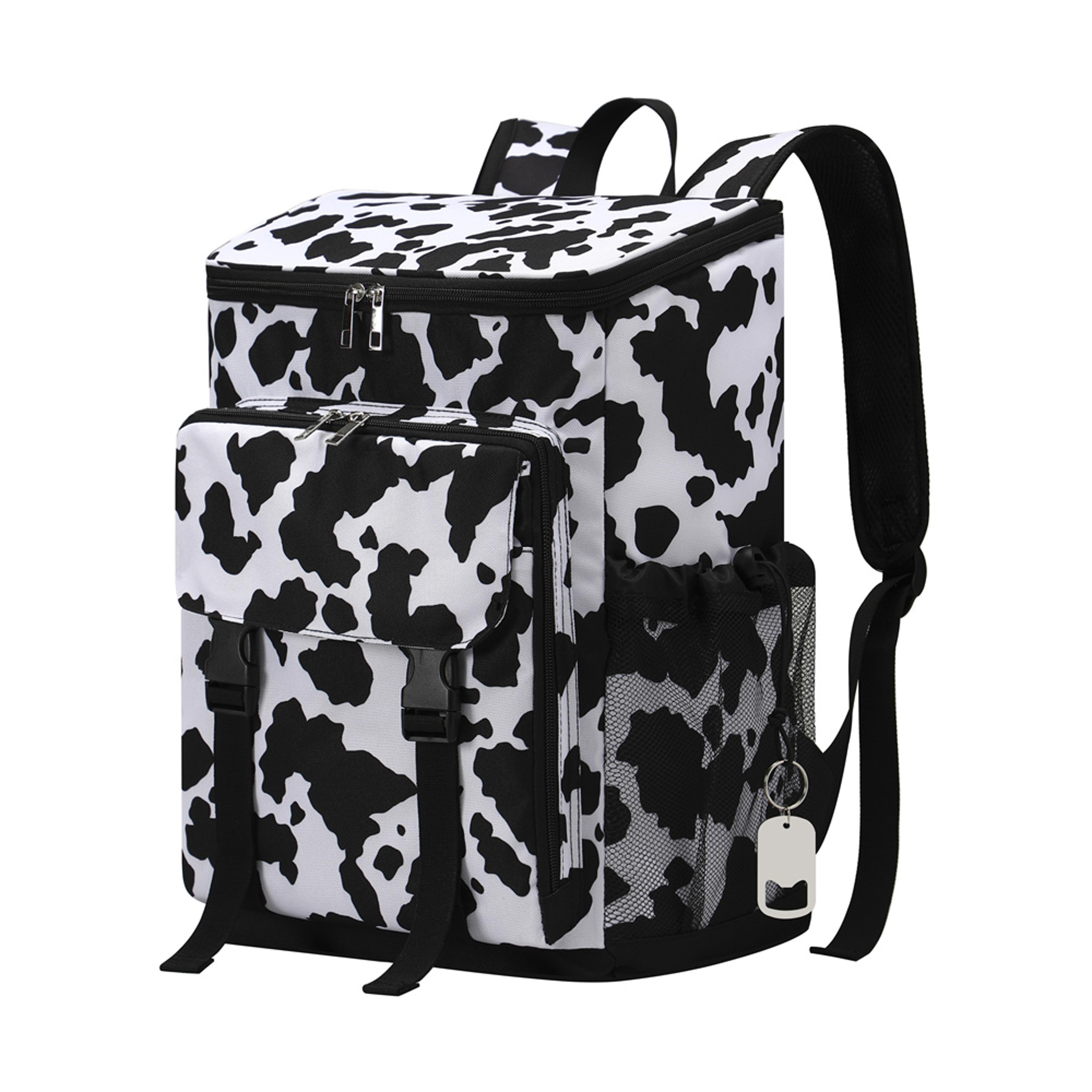 Leopard Print Insulated Cooler Backpack For Beach Hiking  Picnic Trips 5